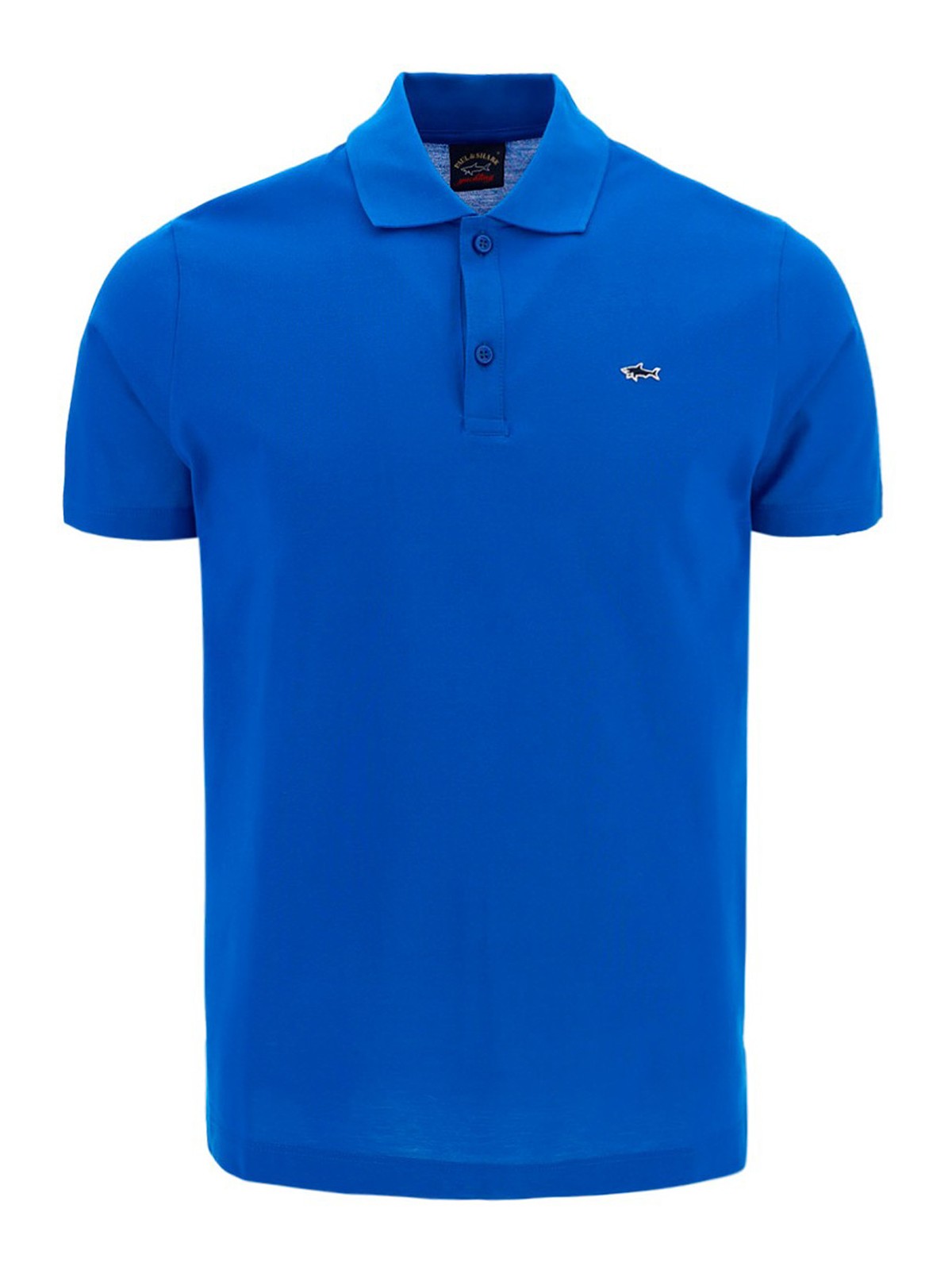 Shop Paul & Shark Cotton Polo With Logo Patch In Blue