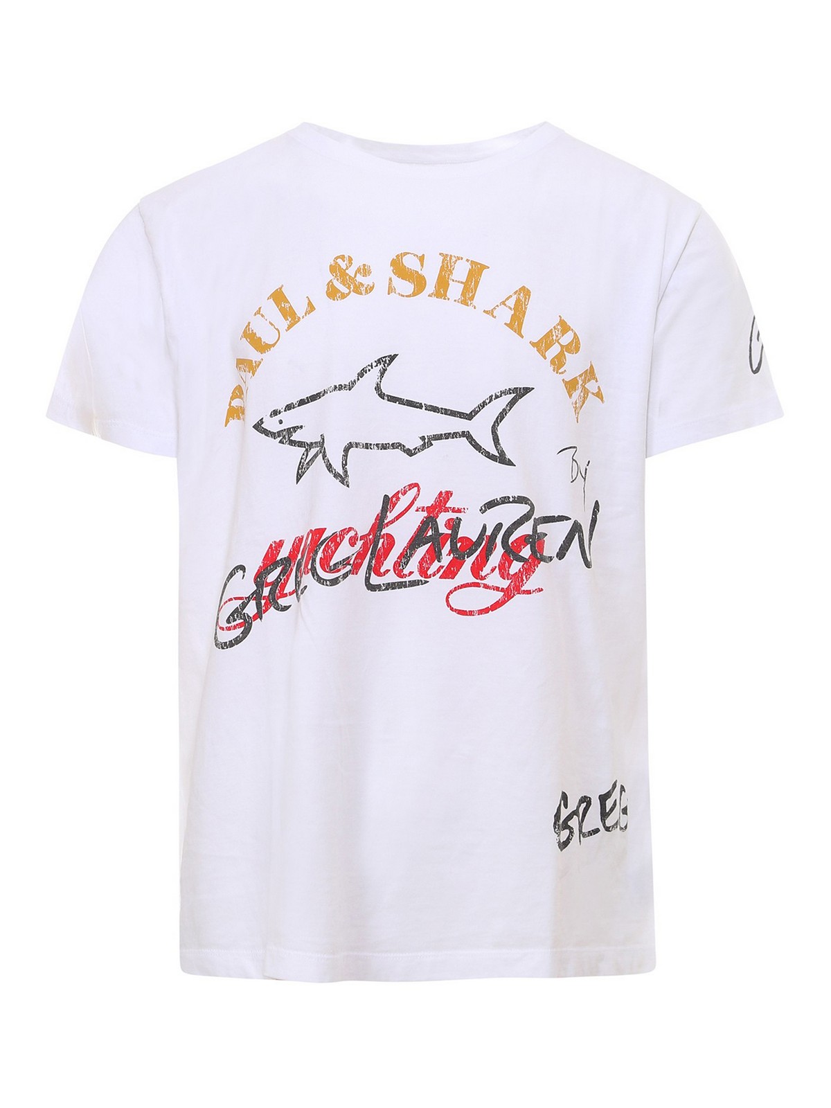 新品GREG LAUREN グレッグローレン PAUL&SHARK Tシャツ L-