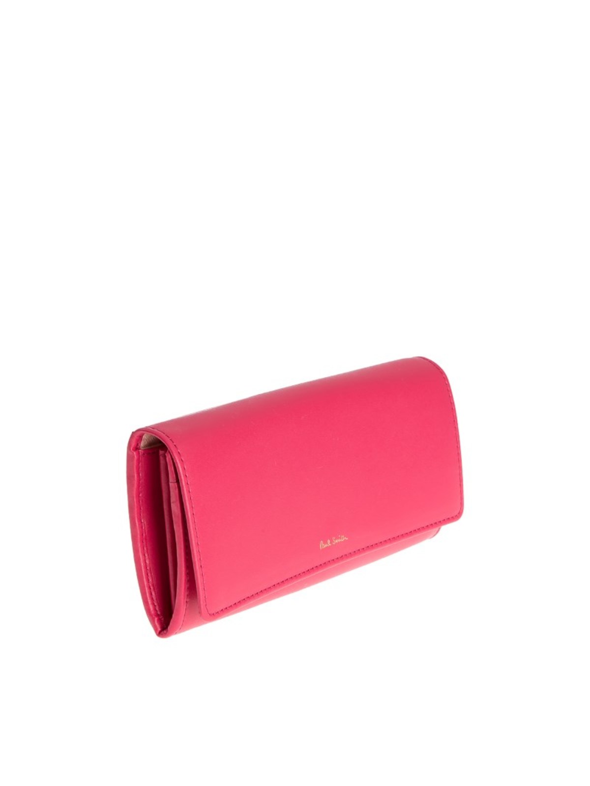 Shop Paul Smith Leather Wallet In Fucsia