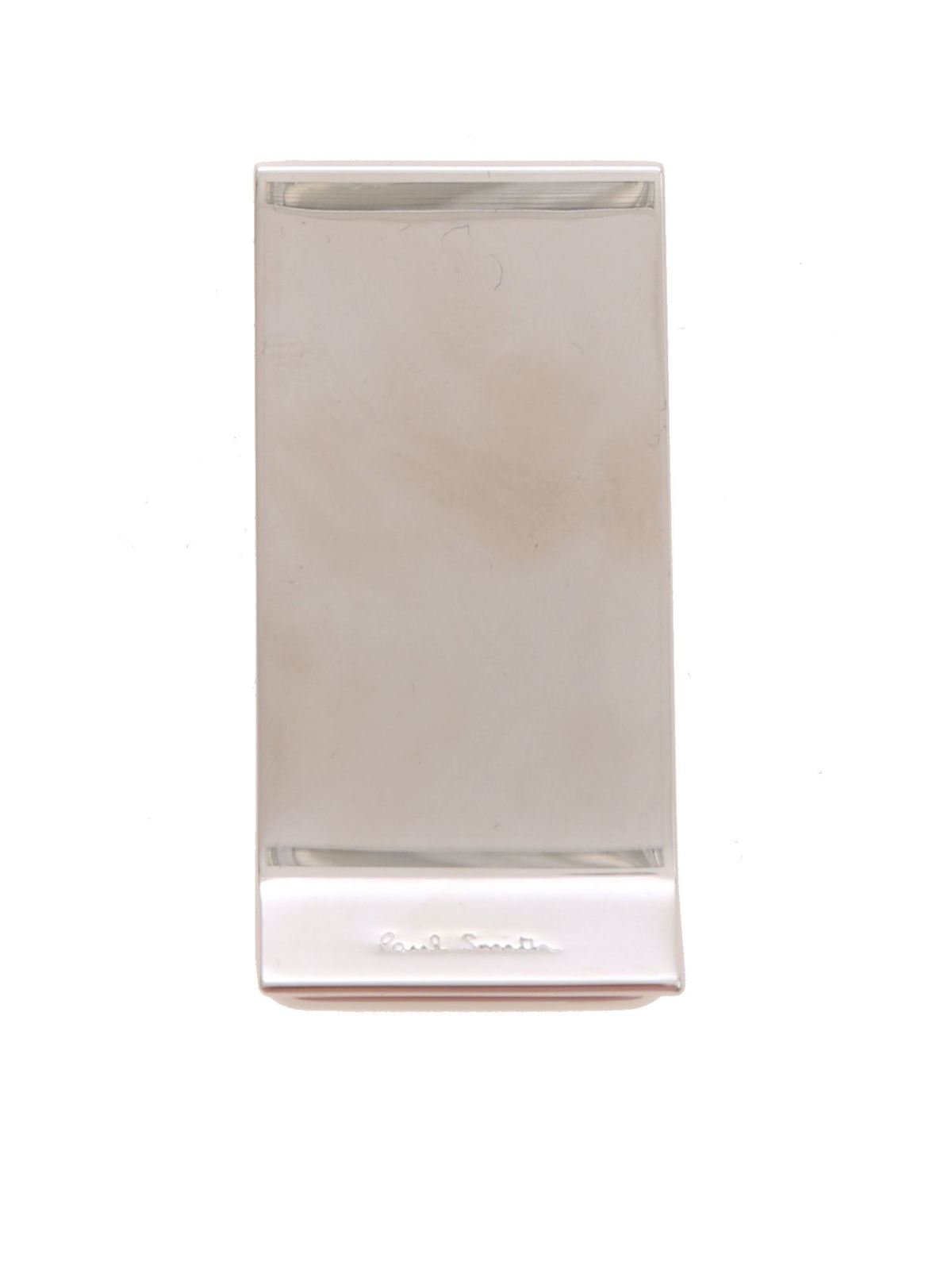 Paul Smith Engraved Banknote Stopper In Silver Color In Neutral