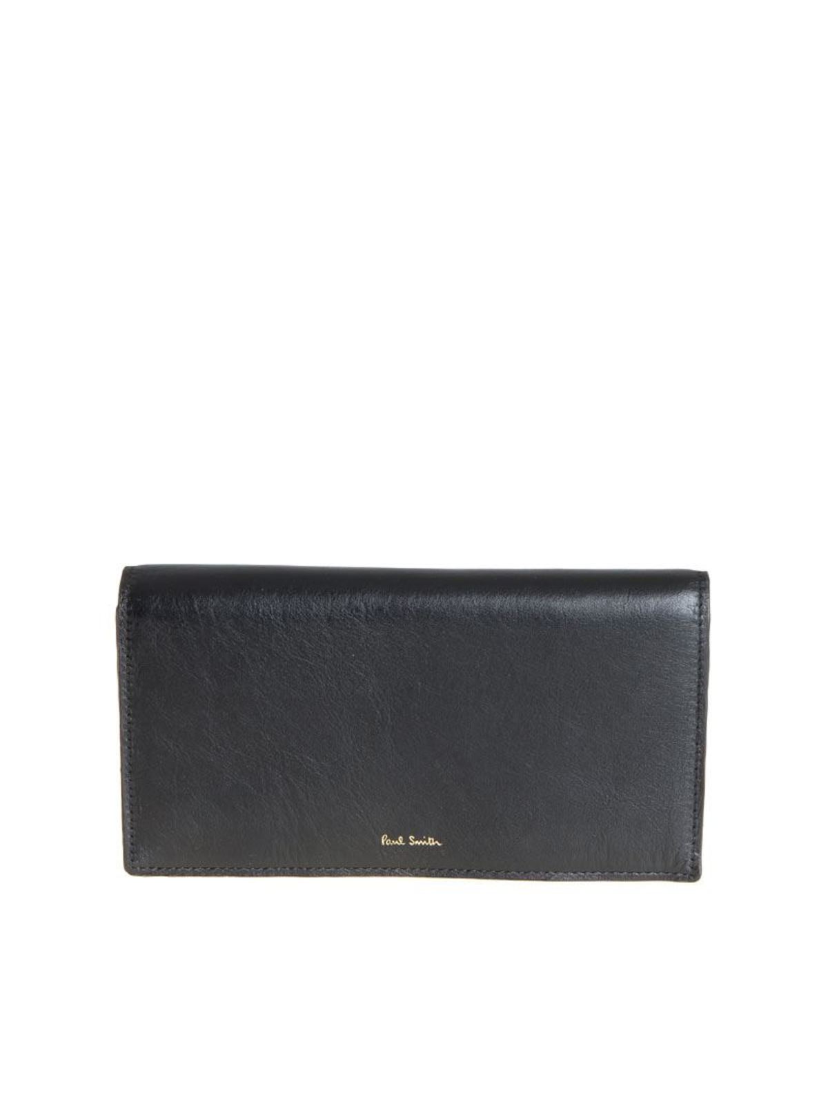 Paul Smith Leather Wallet In Negro