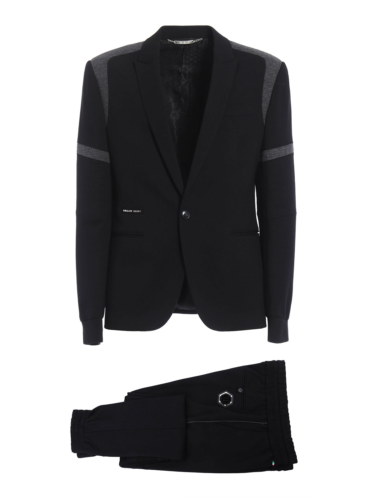 Philipp Plein The Cell jersey suit - Black - Men|HM19140102