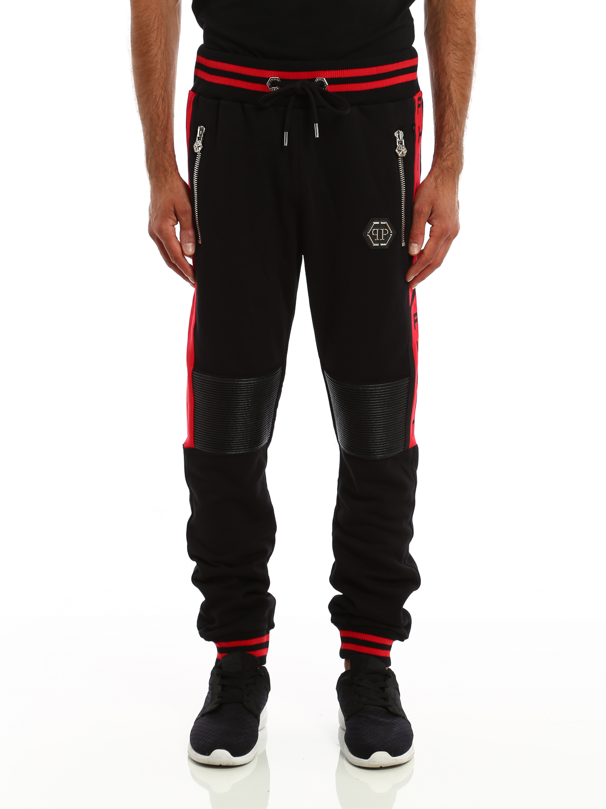 Philipp Plein Tecnic biker style jogging pants MJT0189PJO002N02