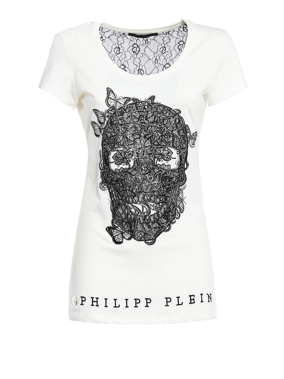 Philipp Plein - T-Shirt Fur Damen - Weiß - CW34094601