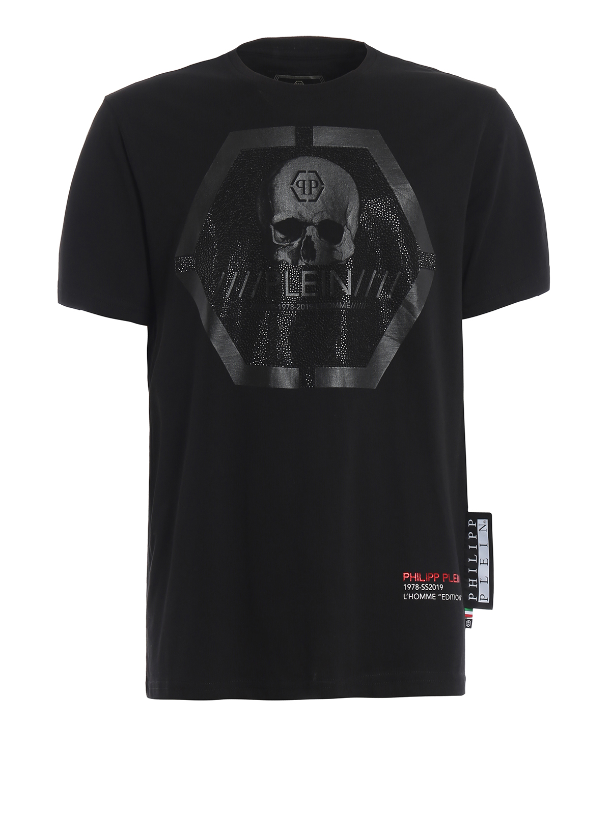 Philipp Plein Platinum Cut Skull black T-shirt
