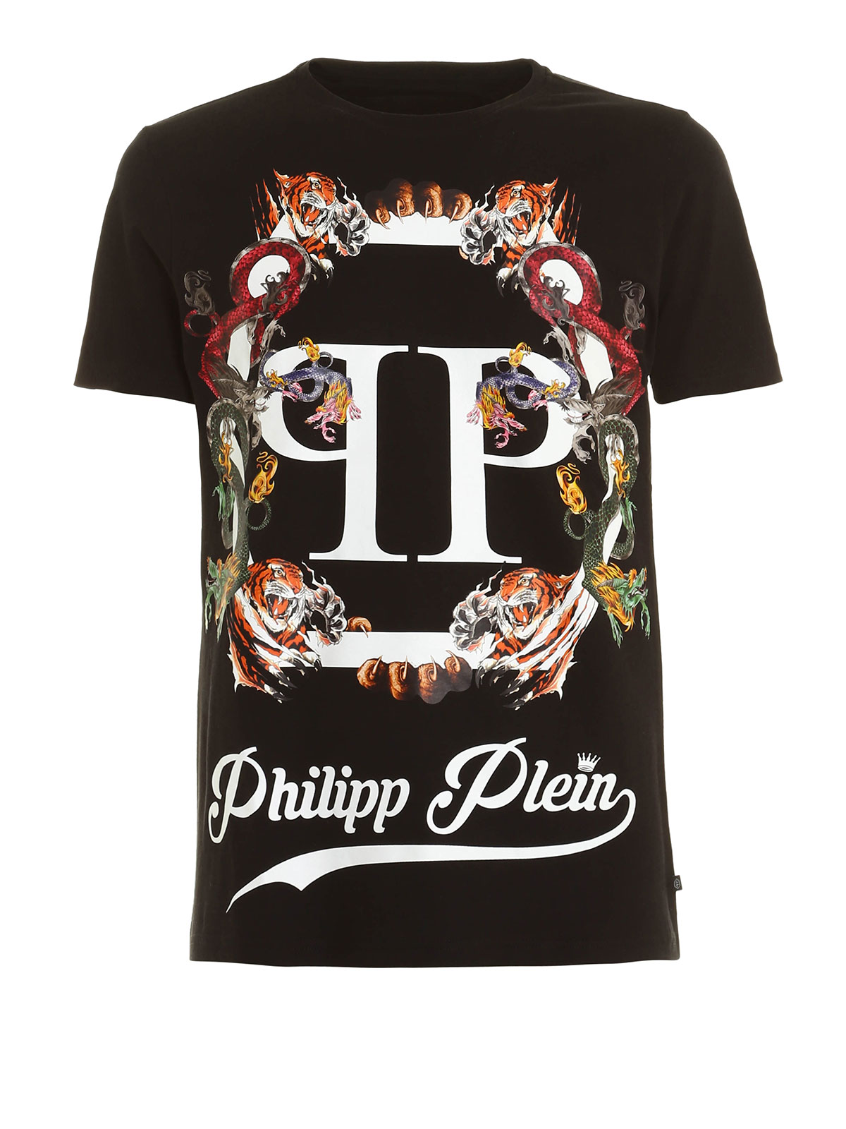 Philipp Plein Plein's Animals print T-shirt | MTK0136PJY002N02