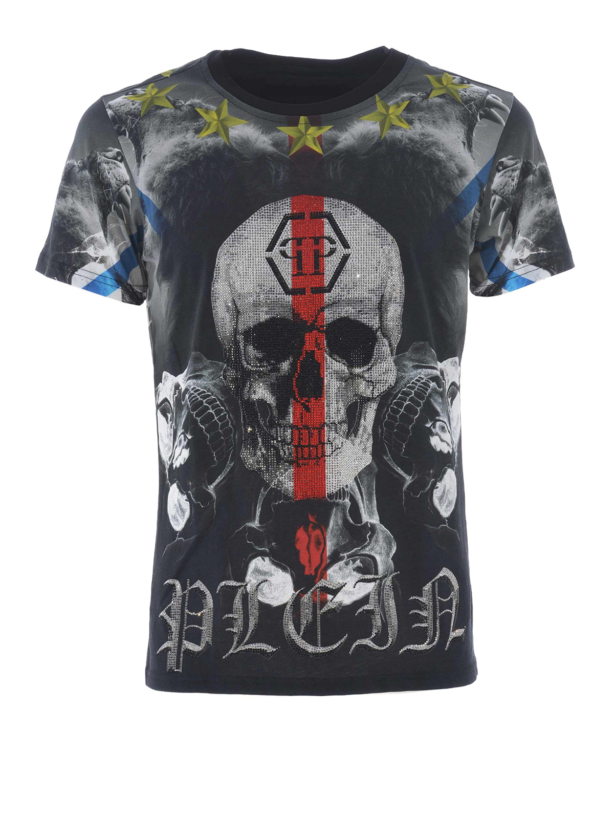 Philipp Plein Skull print T-shirt - Black - Men | MTK021502
