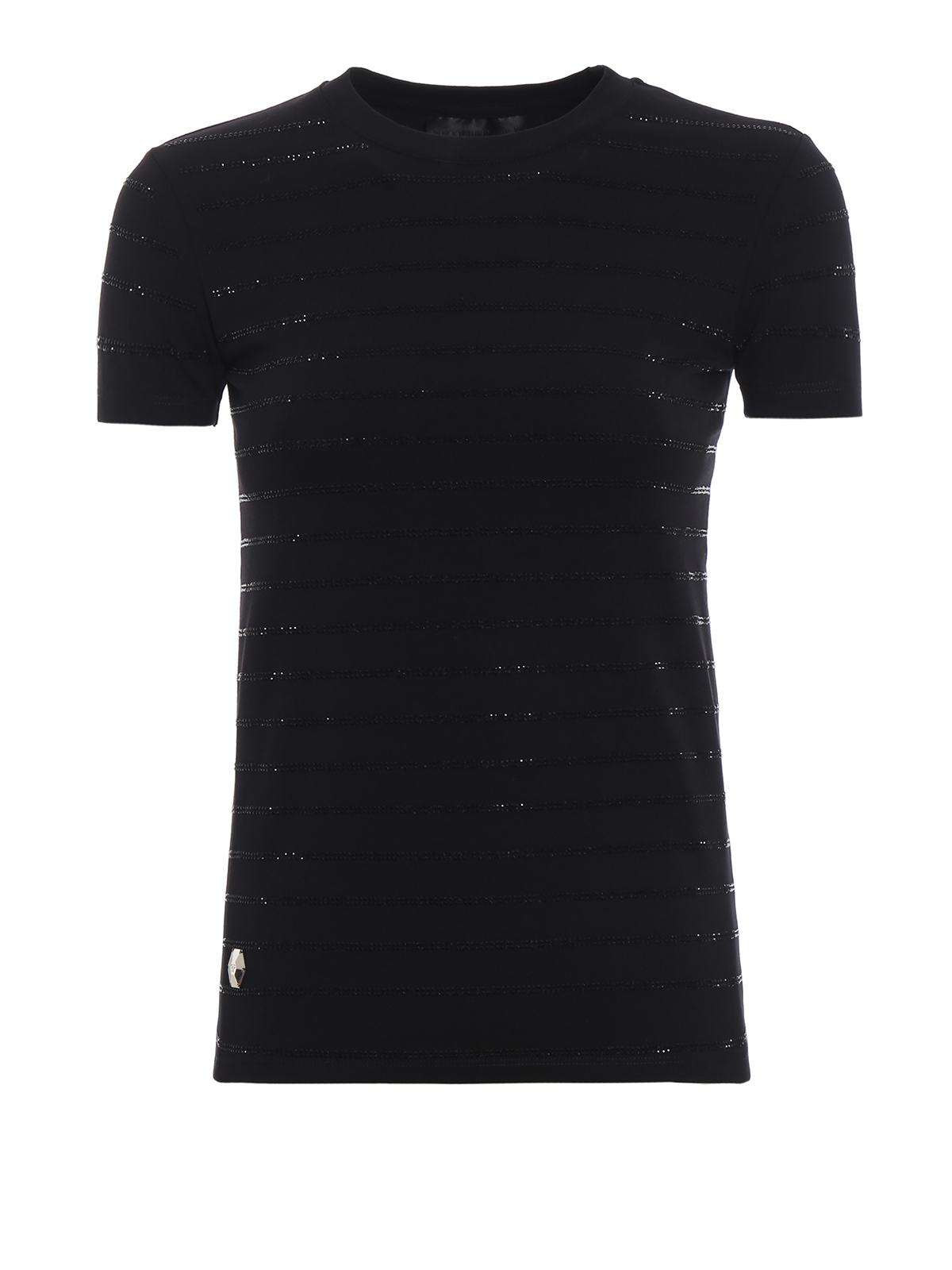 Philipp Plein Camiseta - Strass In Negro