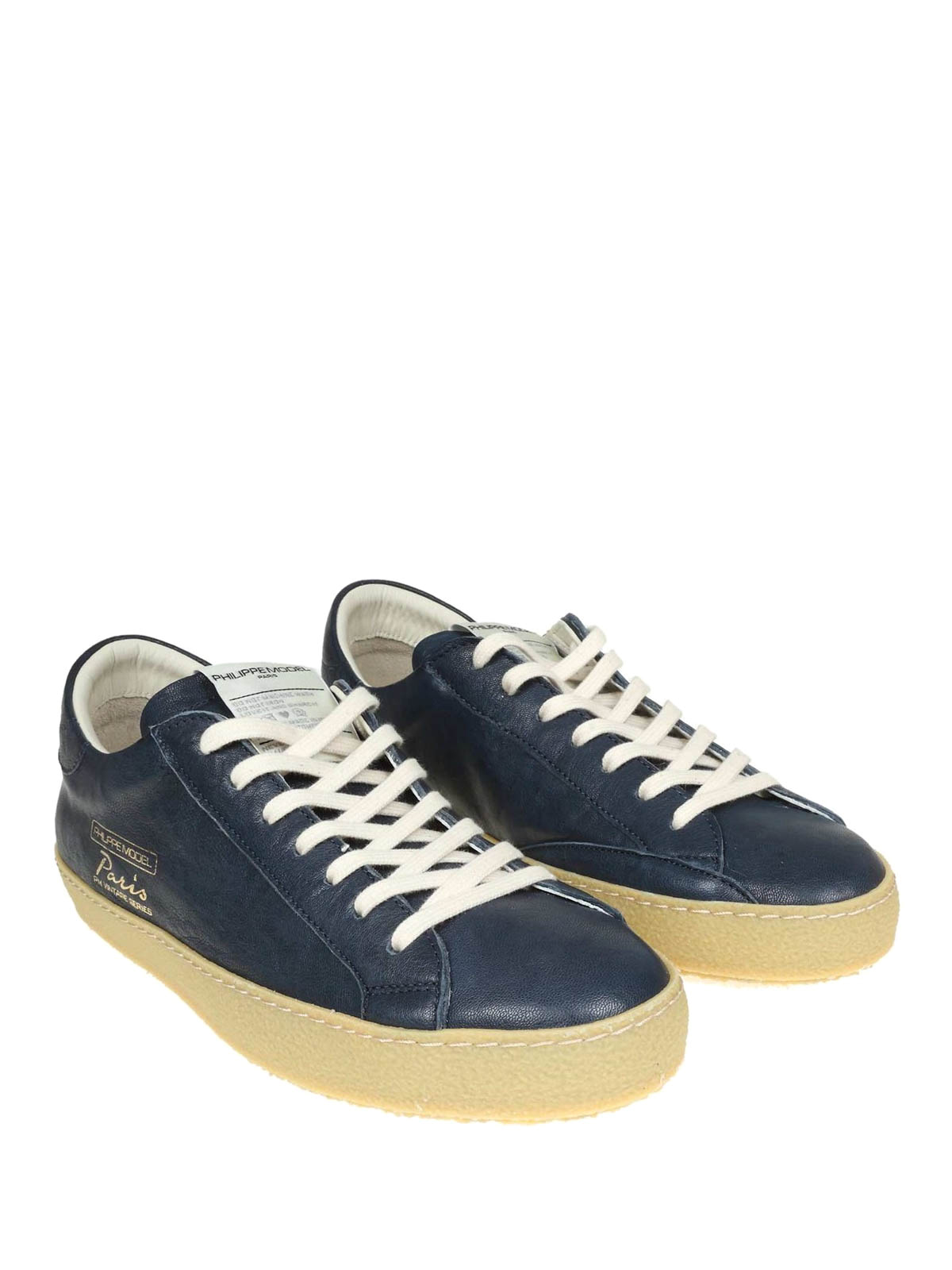 Philippe Model - Paris Vintage soft leather sneakers - CVLUWW21
