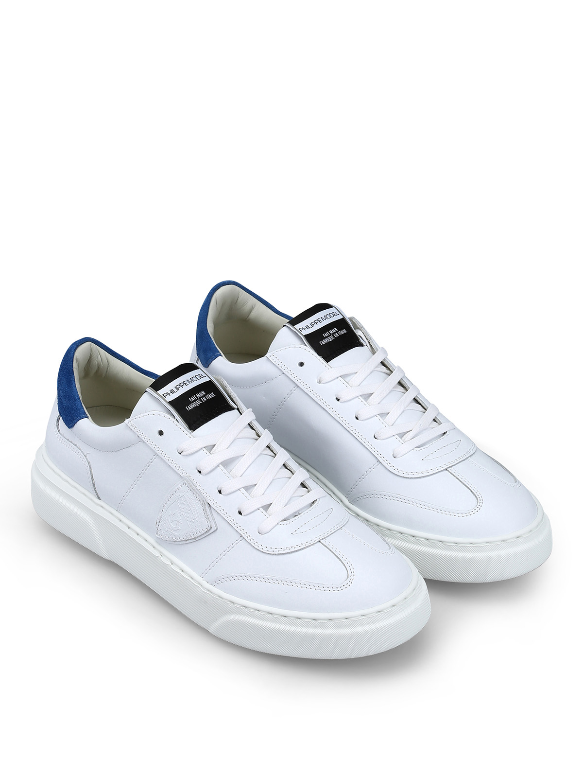 filosofi indkomst Optimistisk Trainers Philippe Model - Temple white leather sneakers - BALUV021