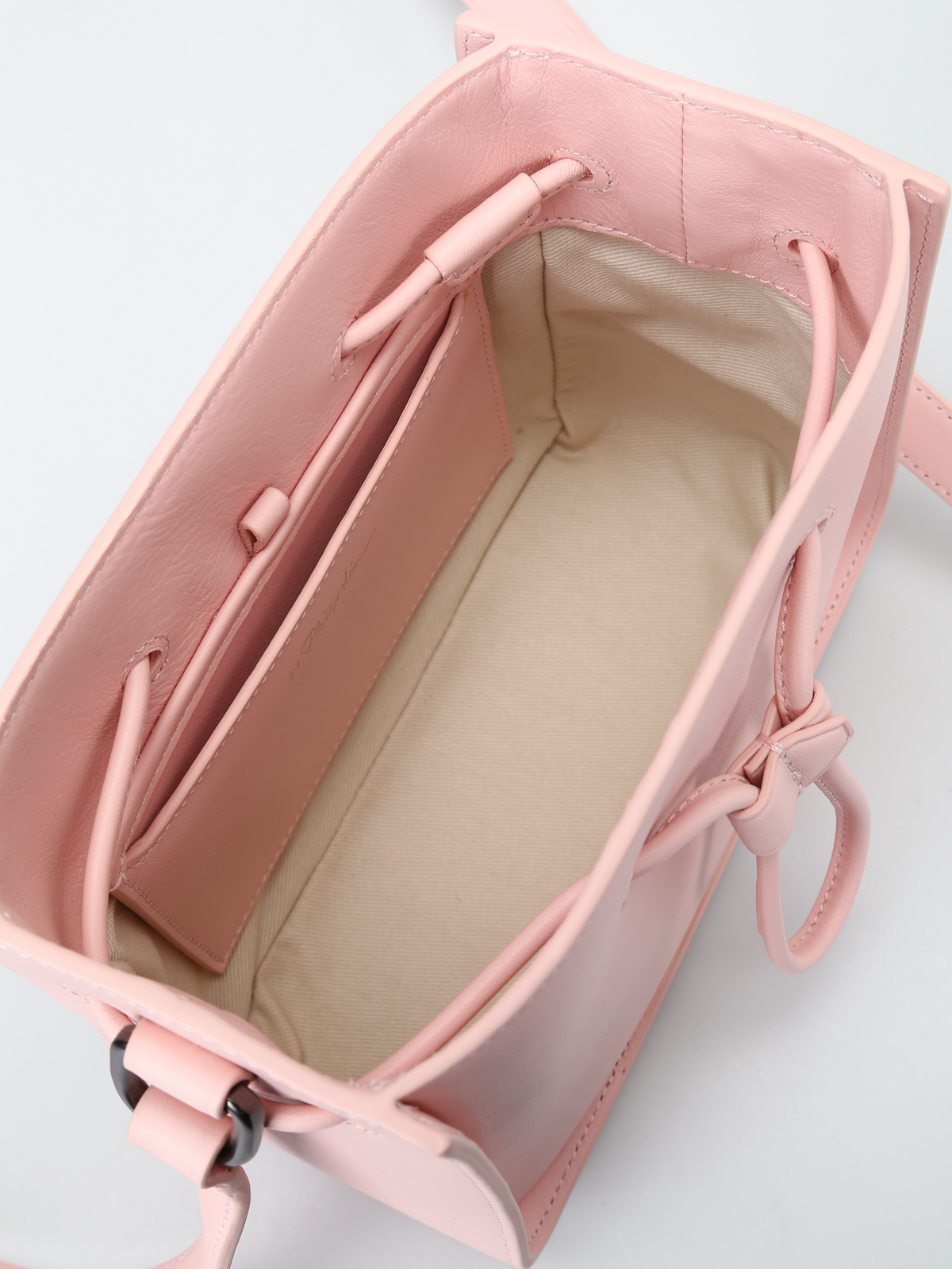 Bucket bags Lim - Soleil light pink mini bucket bag - AE17B132NPPLT681