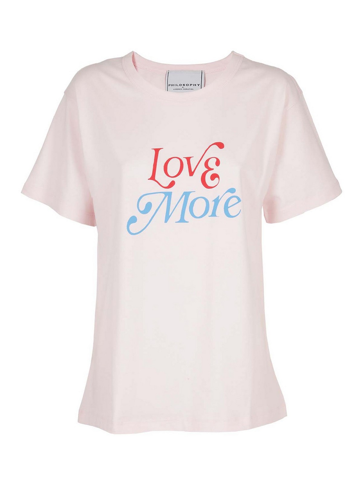 Philosophy Di Lorenzo Serafini Love More T-shirt In Light Pink