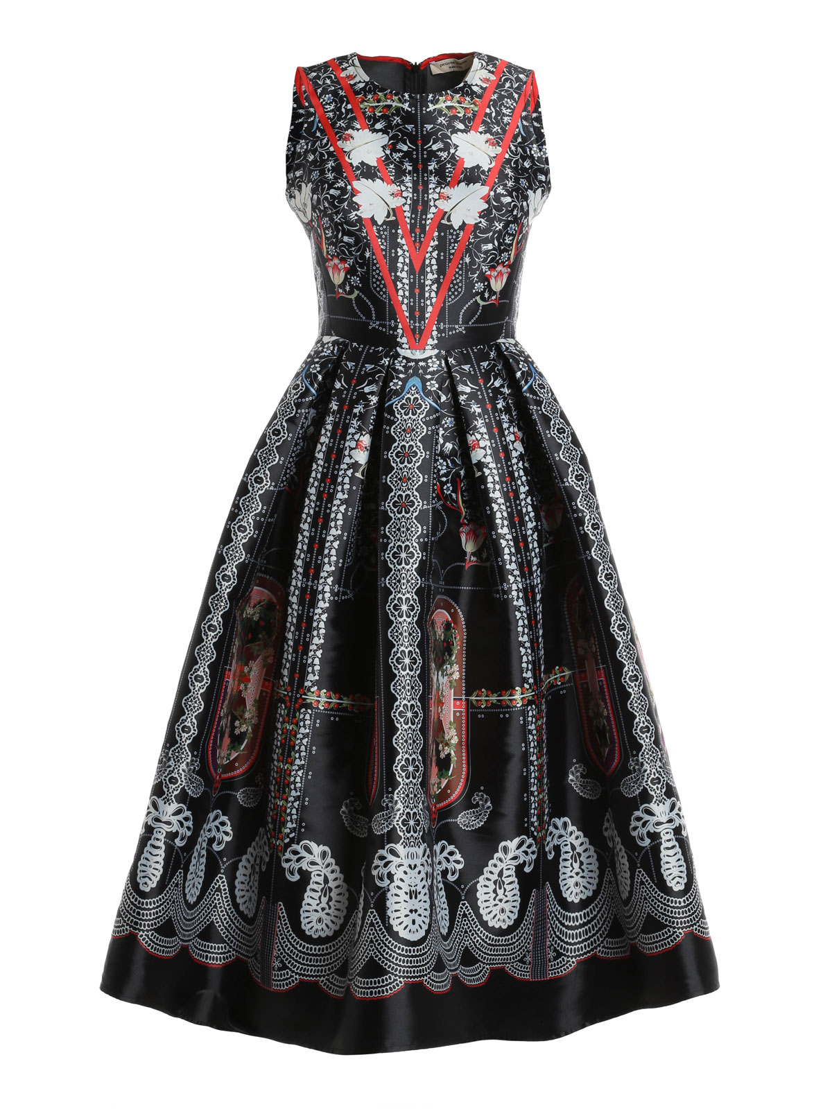 knee length dresses for ladies Cottage Magic Midi Dress main image 0