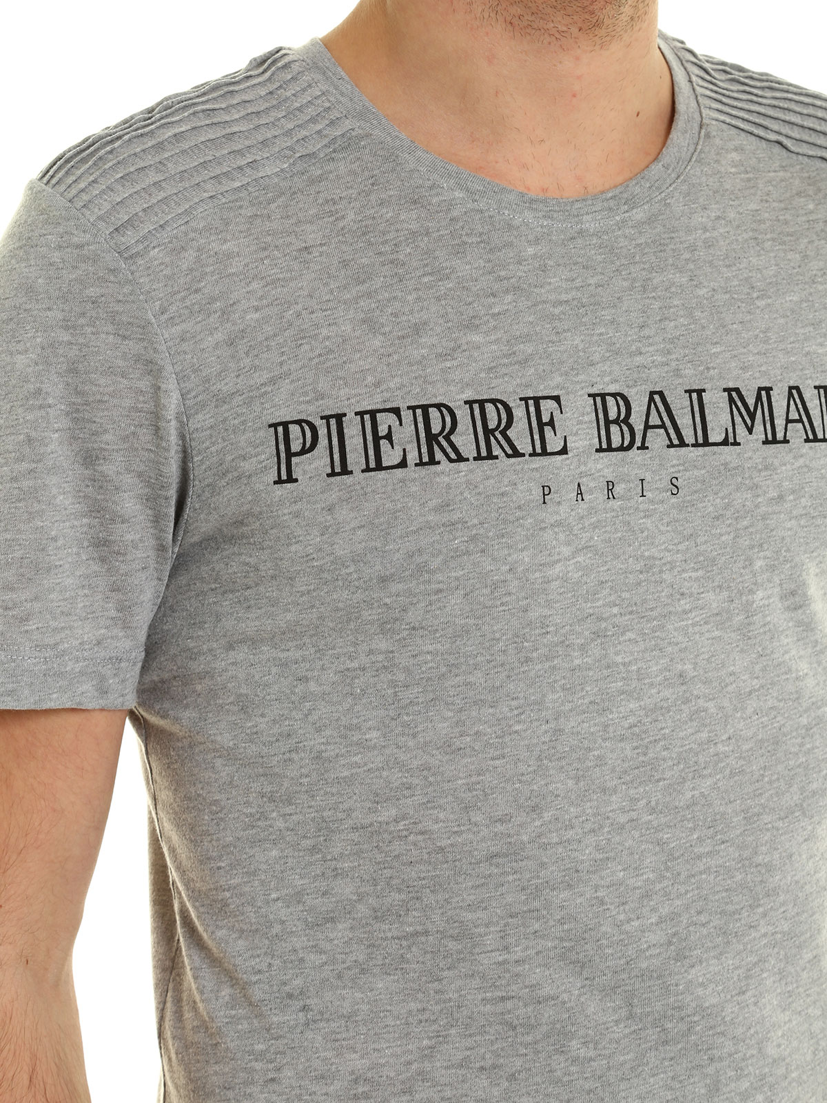 T-shirts Pierre Balmain - Logo lettering T-shirt - HP66205TA6284840