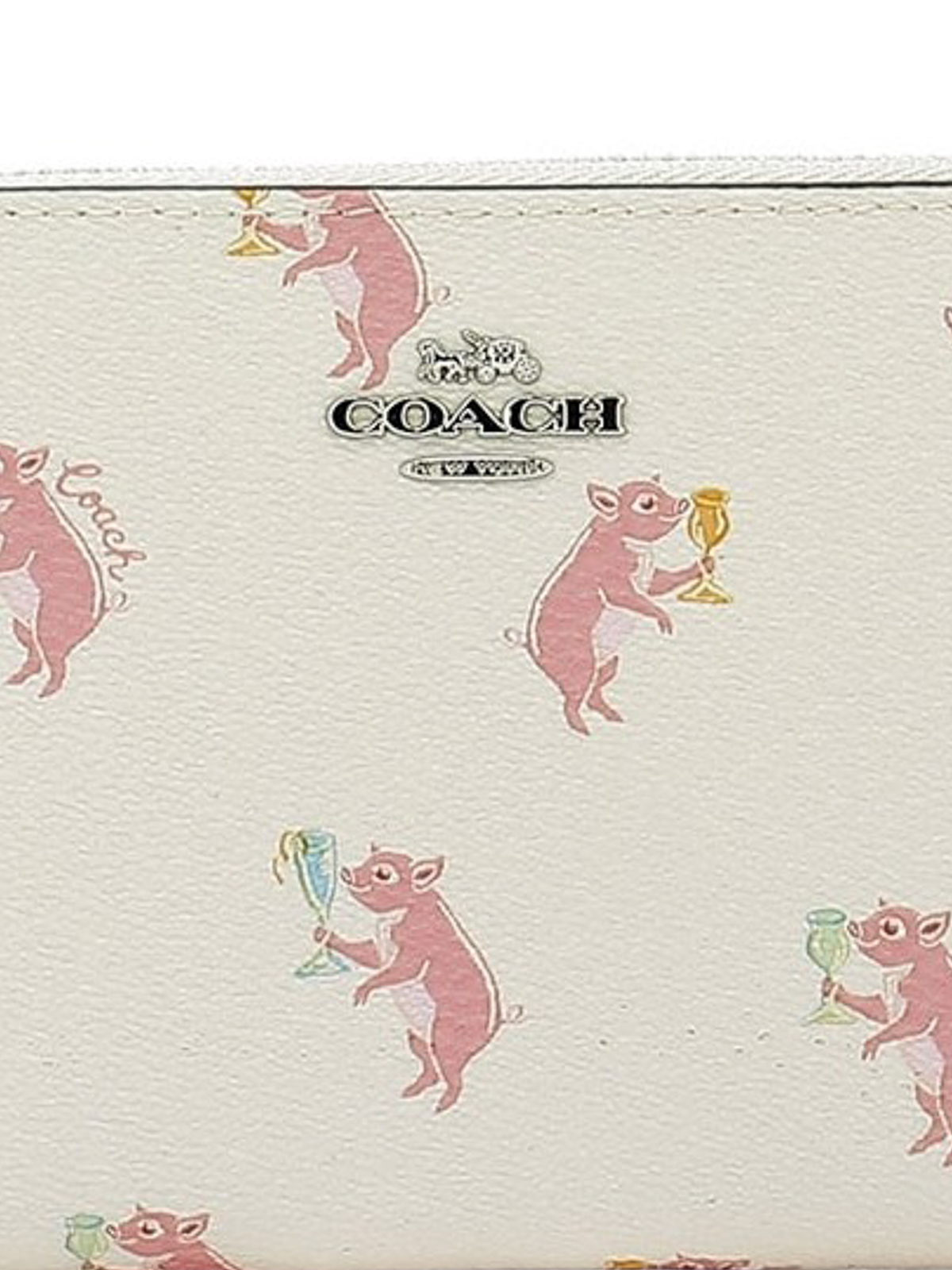 Coach pig wallet sale