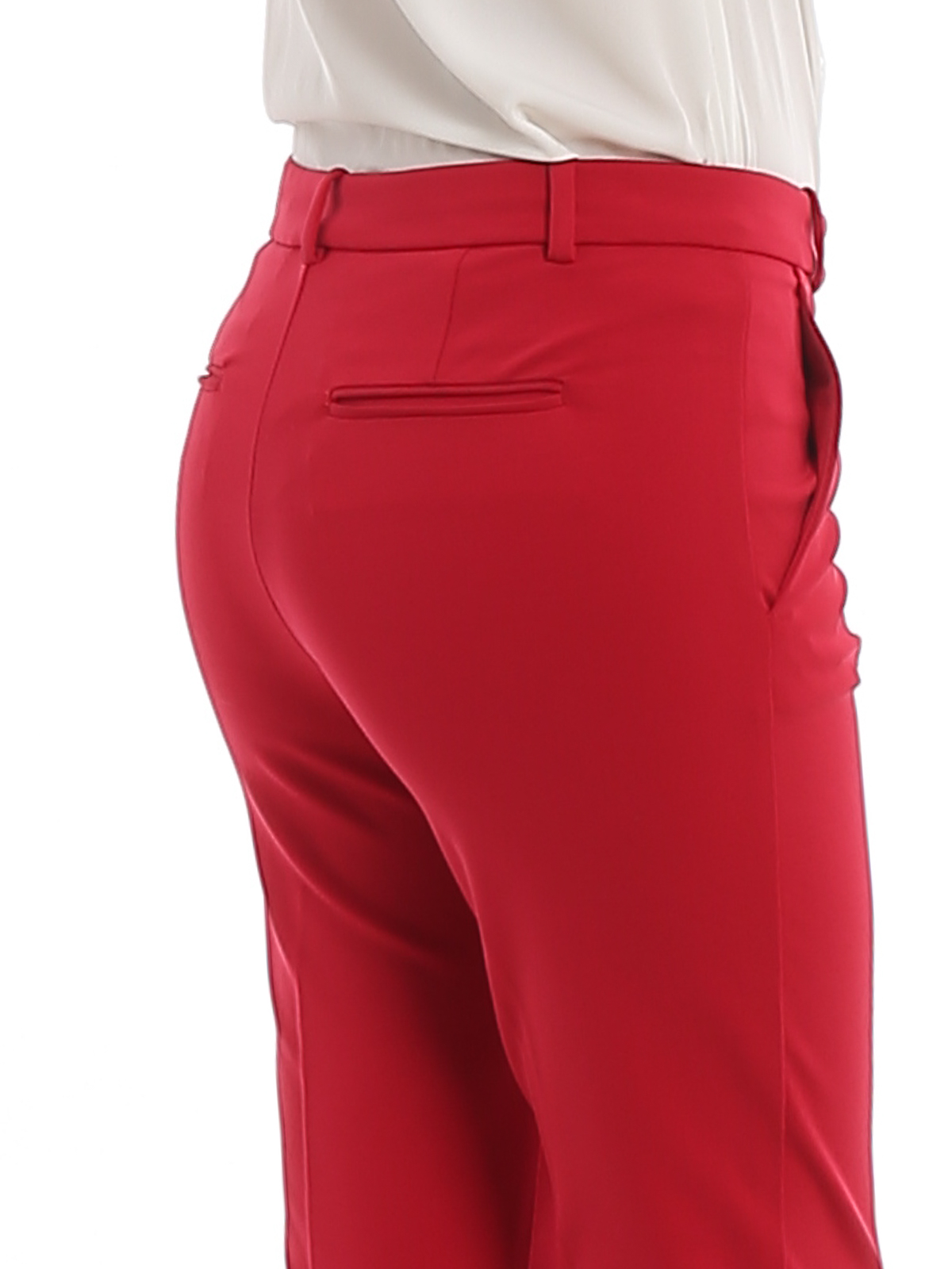 Ankle-length trousers - Red - Ladies | H&M IN