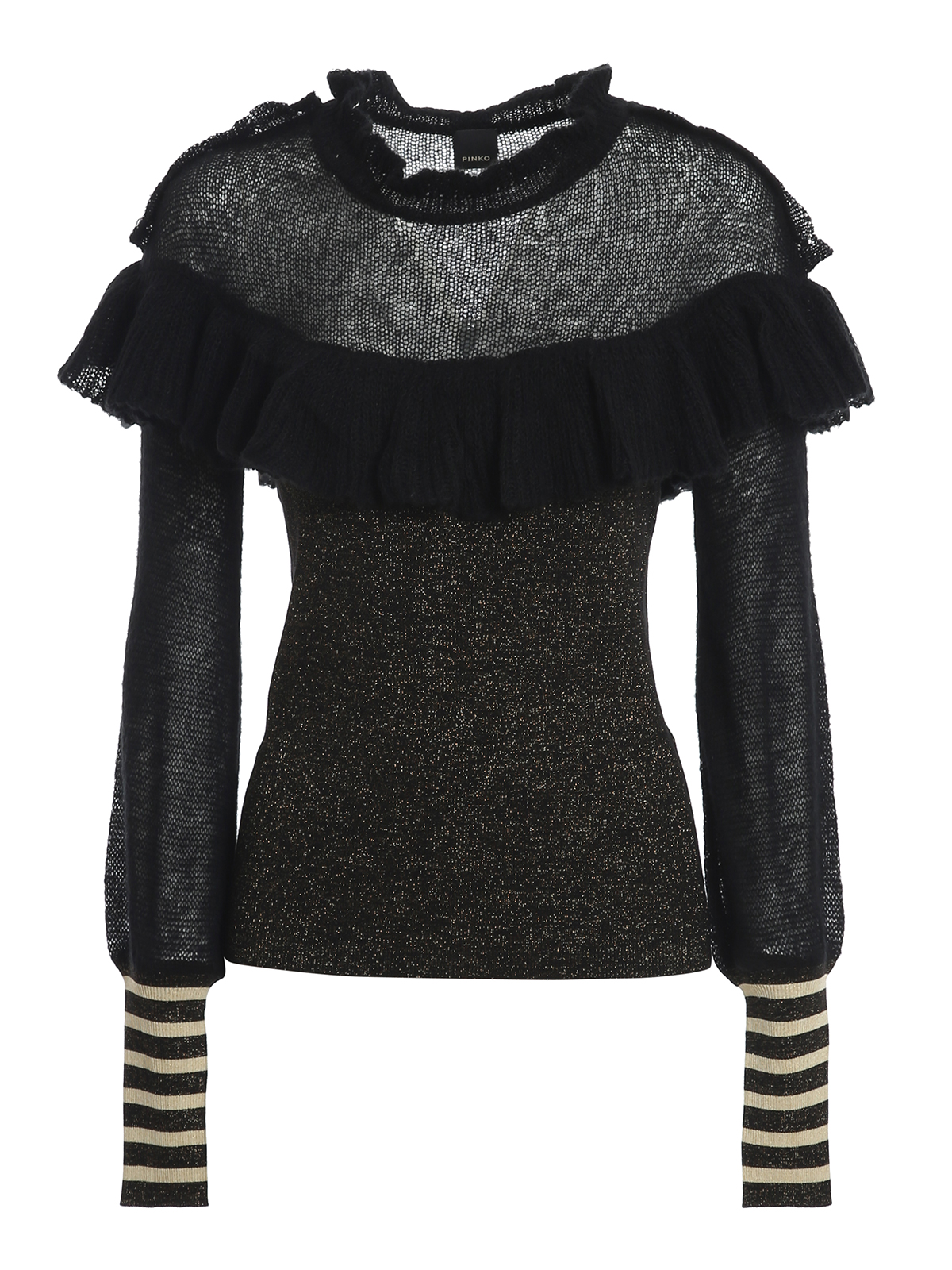 PINKO Black Viscose Sweatshirt