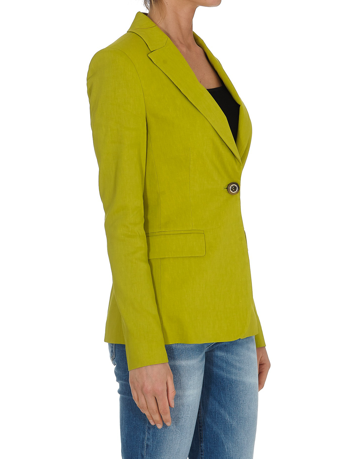 Pinko, Down Vest, Lime Yellow, S