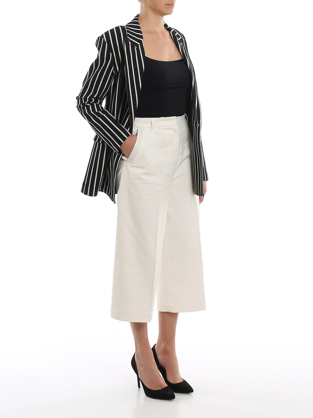 Pinko Necci pants - White - Women | 1G14SQ7899Z05 | thebs.com