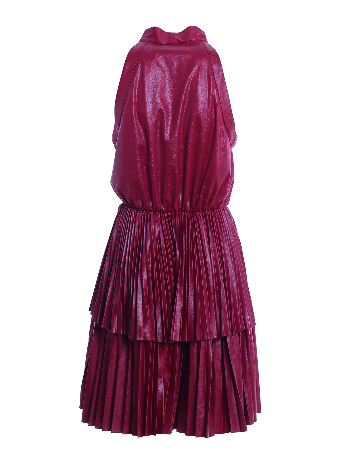 open lace back dress MISSMAYA - Kjoler - Jolie Dress - Velvet Bordeaux