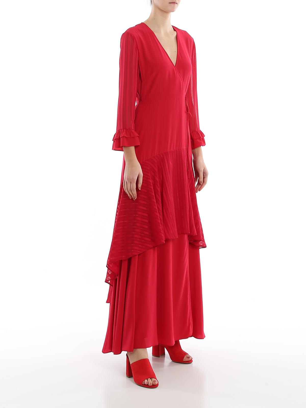 Pinko Zuccherino marocaine dress - Red - Women | 1G14RJY639R51