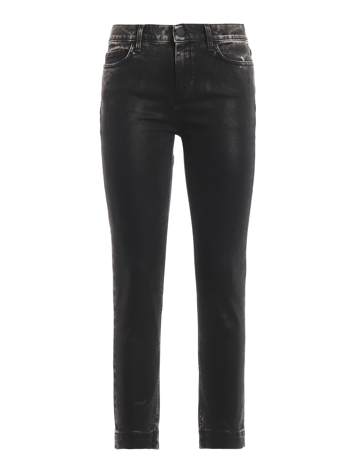 デニム・ジーパン PINKO Women Denim Pants SABRINA 49 Z99 Black Jeans a zampa denim black con cintura Love Birds Pinko