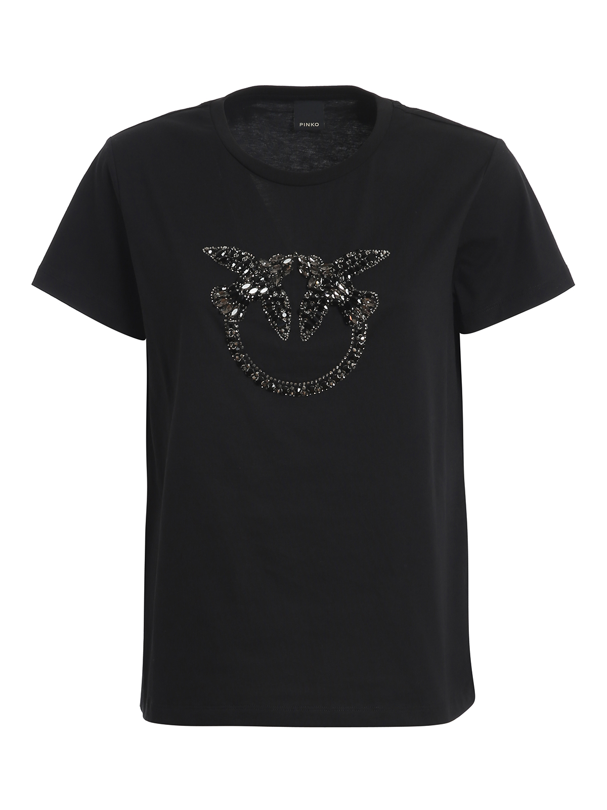 Pinko Quentin T-shirt - Black - Women | 1G15GEY4LXZ99