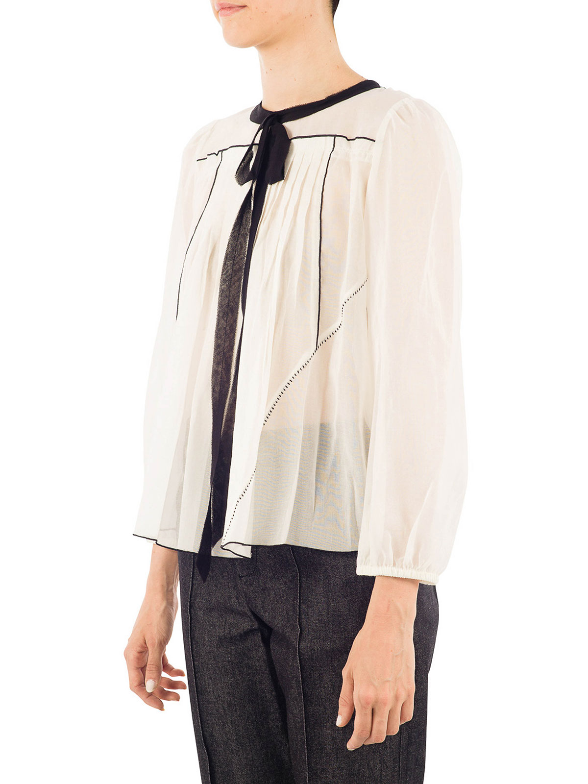 Blouses Marc Jacobs - Pleated voile blouse - M4005785100