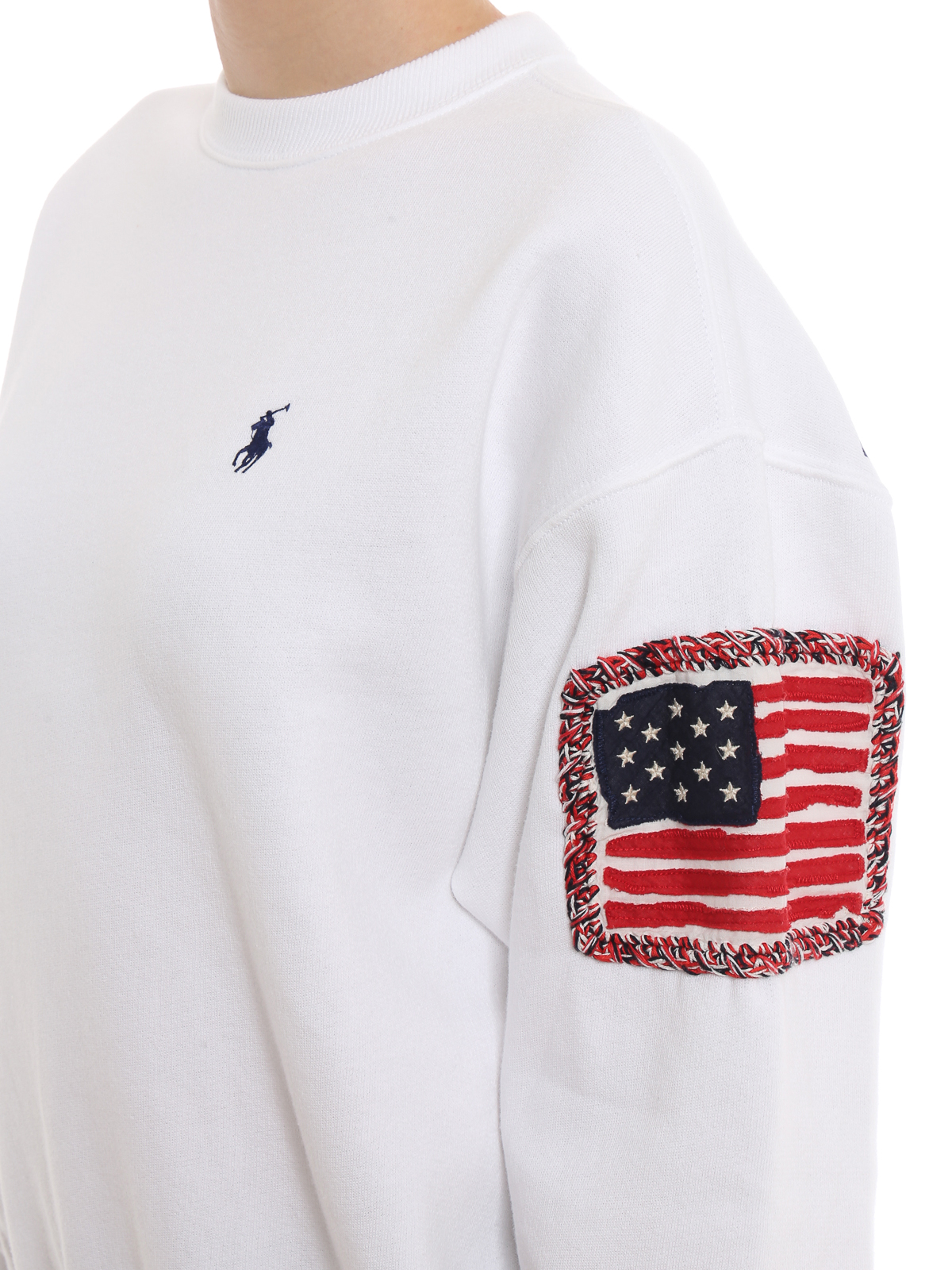 Flag Logo Crewneck Sweater