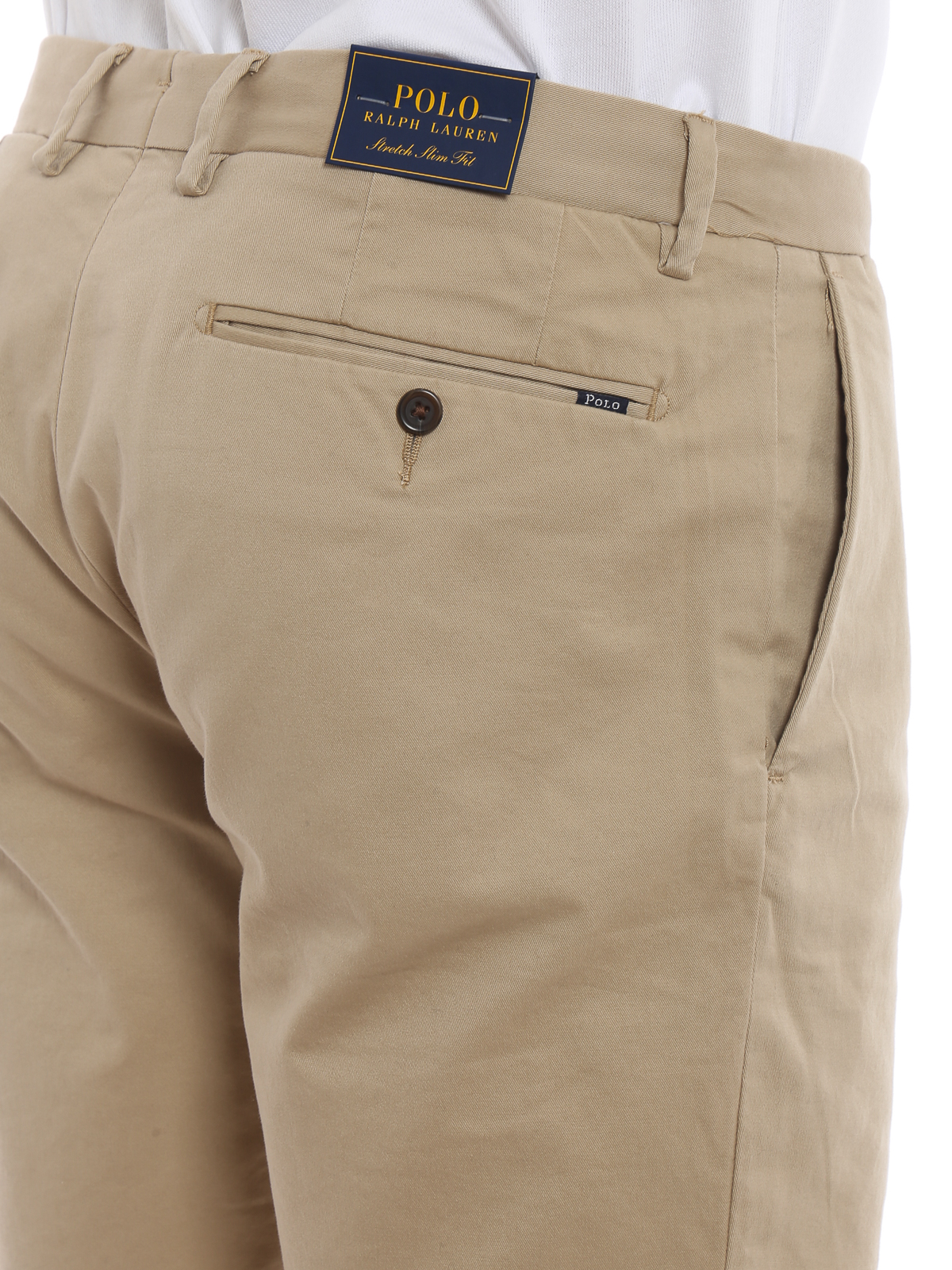 Shorts Polo Ralph Beige stretch shorts - 710646709004