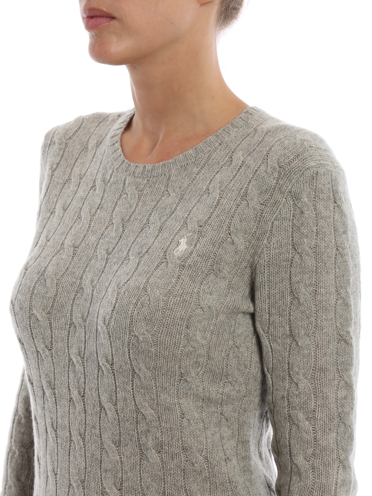 Pull col rond Polo Ralph Lauren - Pull Col Rond - Gris - 211525764038