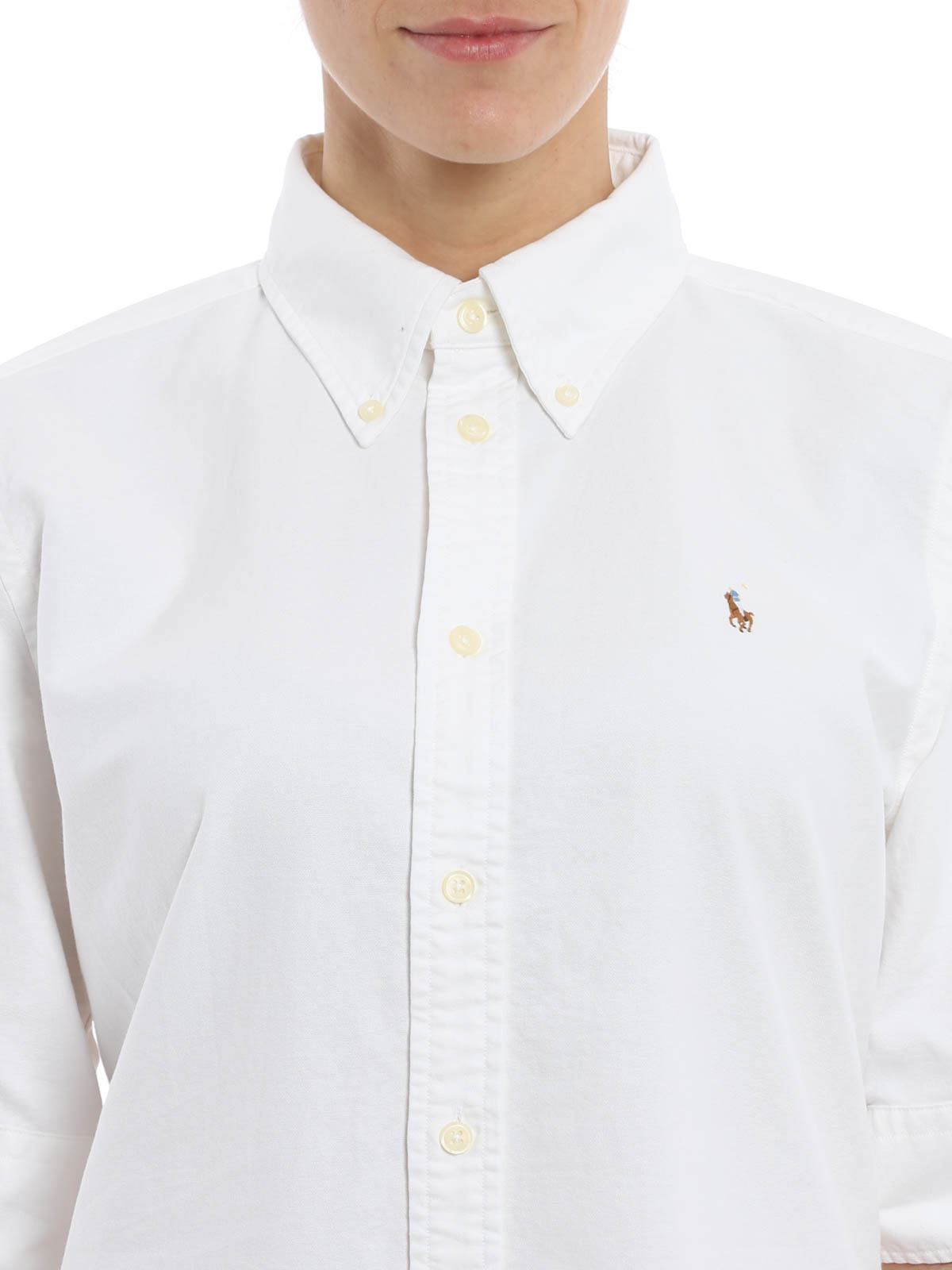 Polo Ralph Lauren - Camisa Blanca Para Mujer - V33IOJEYC9203B11D1