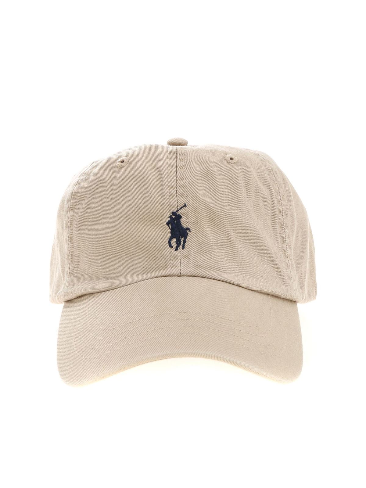 Hats Baseball with & beige Lauren Polo logo 710548524005 Ralph - cap - caps in