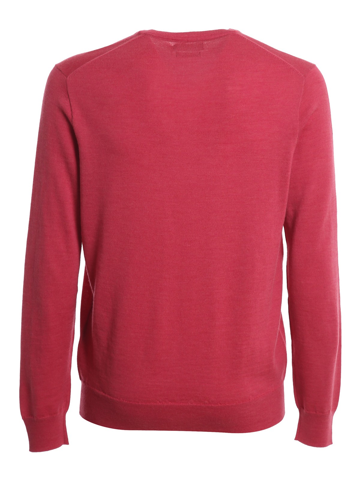 Shop Polo Ralph Lauren Merino Wool Crew Neck Sweater In Red