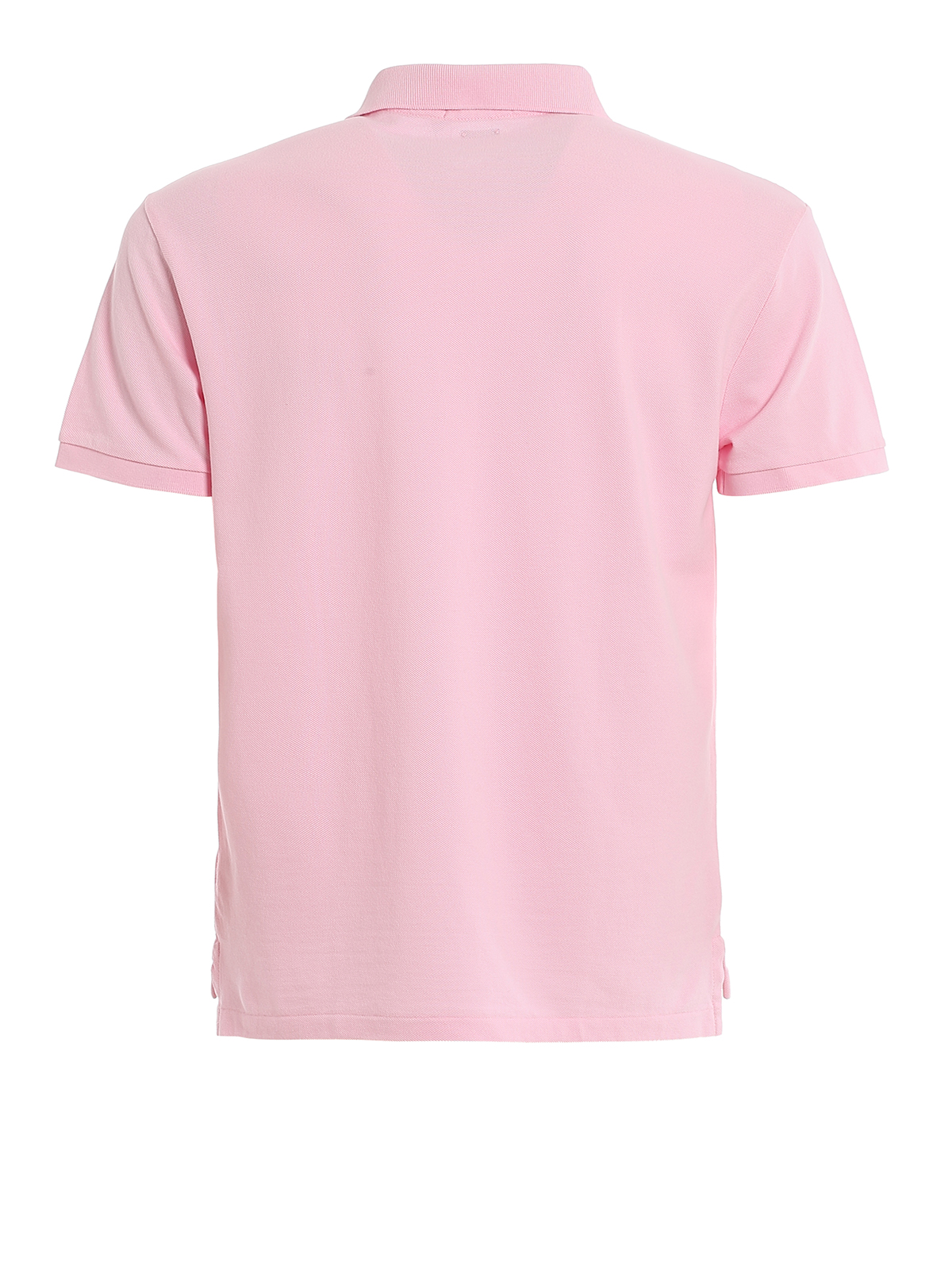 Shop Polo Ralph Lauren Antique Pink Pique Cotton Polo Shirt