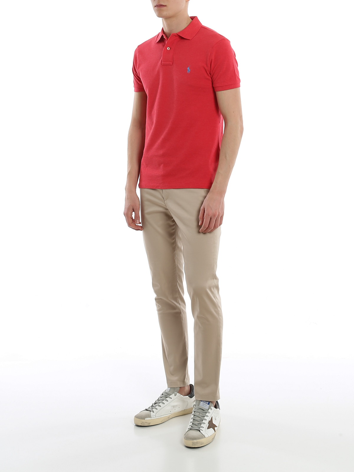 POLO RALPH LAUREN Slim-Fit Cotton-Piqué Polo Shirt for Men