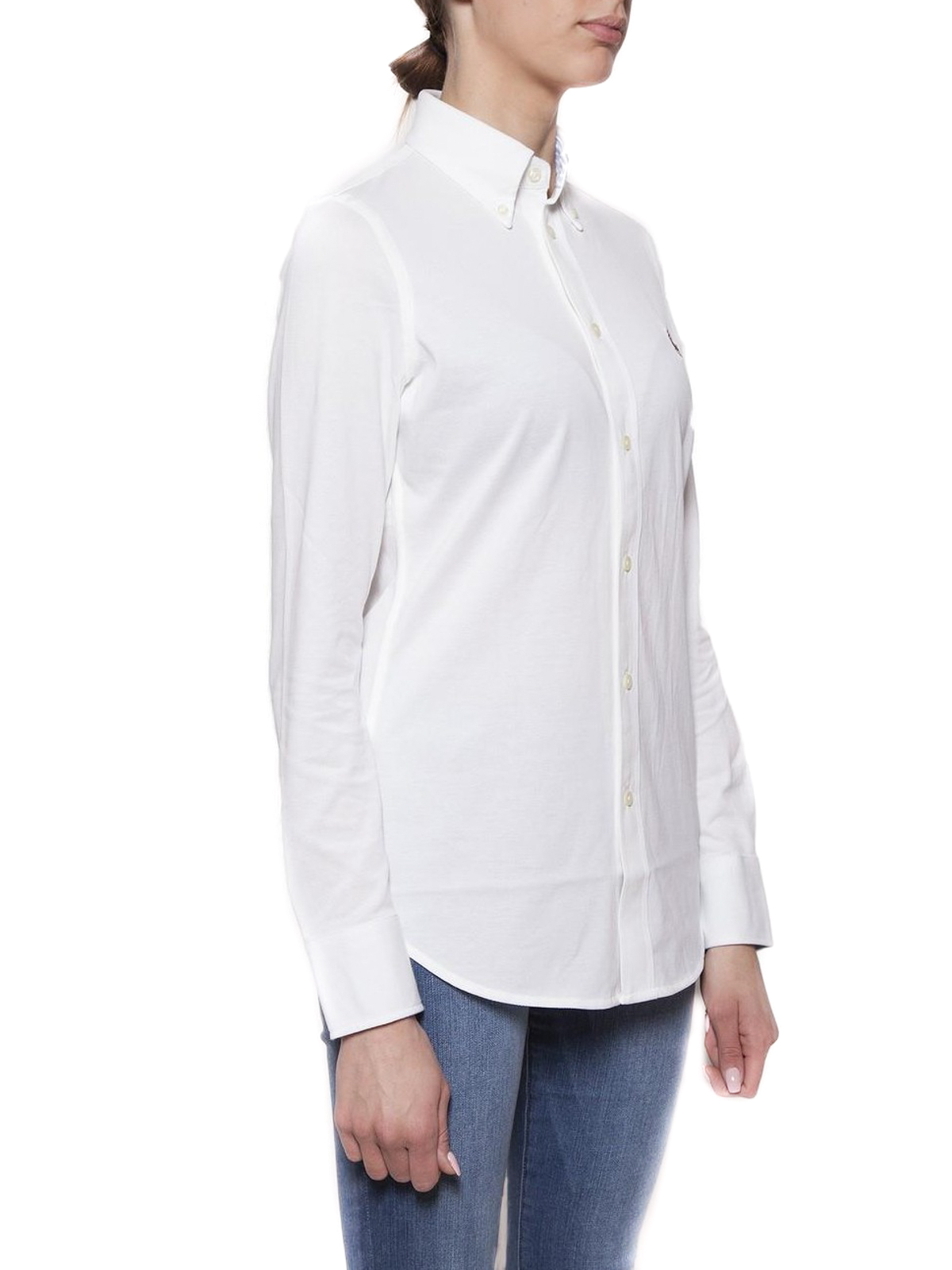 Shop Polo Ralph Lauren Button-down Oxford White Shirt