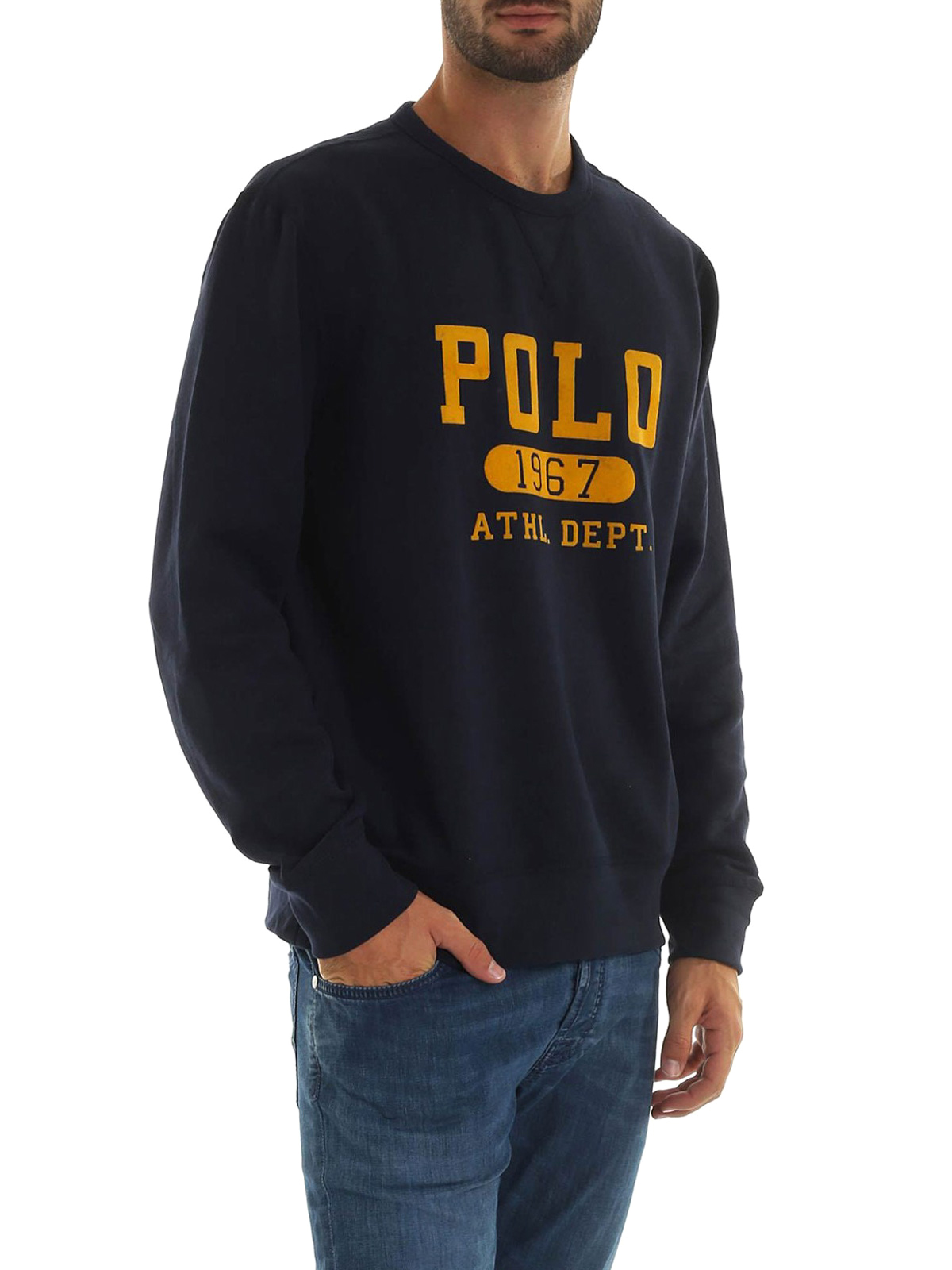 Categoría observación Lingüística Sweatshirts & Sweaters Polo Ralph Lauren - Flock logo sweatshirt -  710766798001
