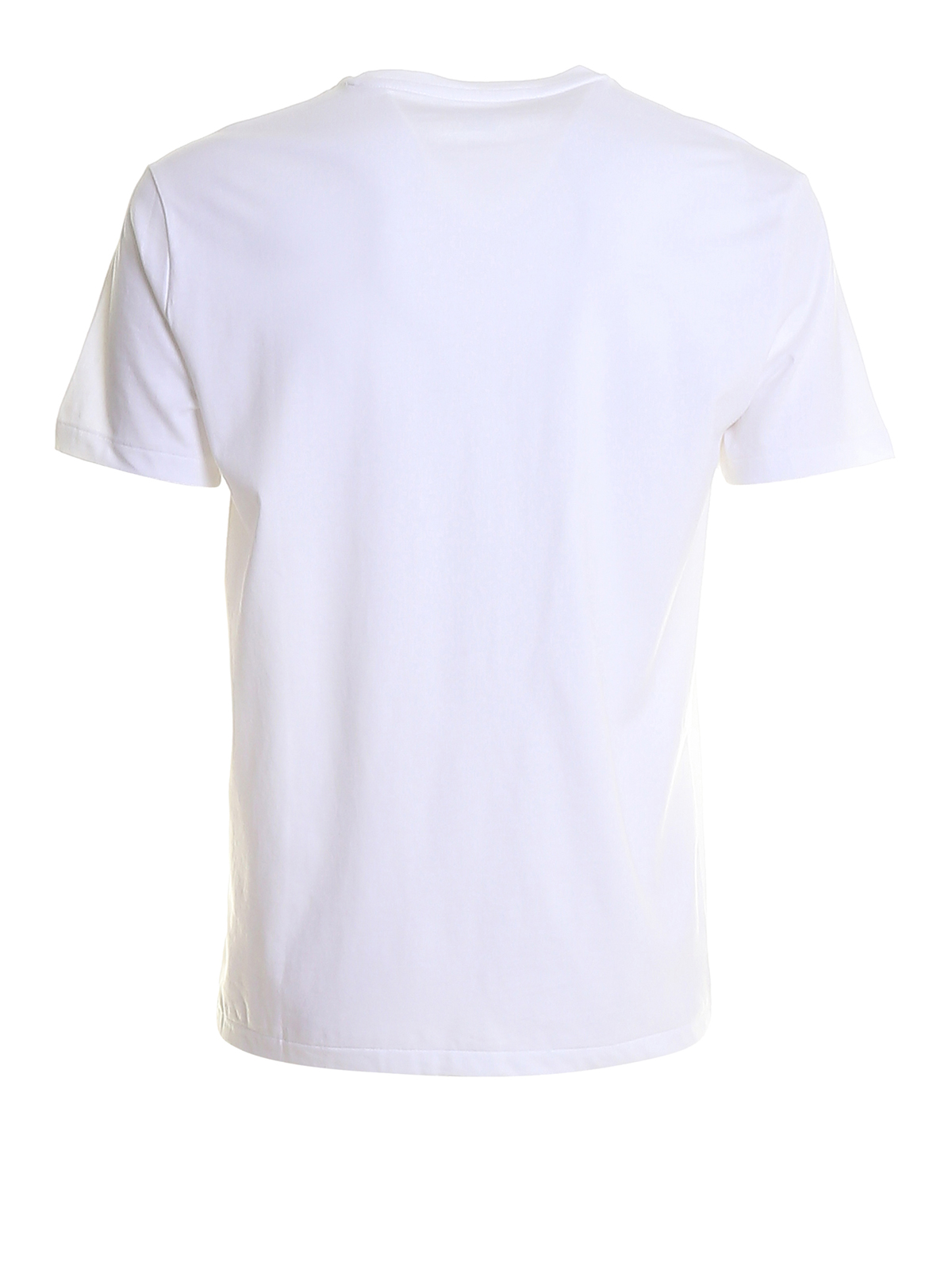Shop Polo Ralph Lauren Jersey T-shirt With Embroidered Logo In White