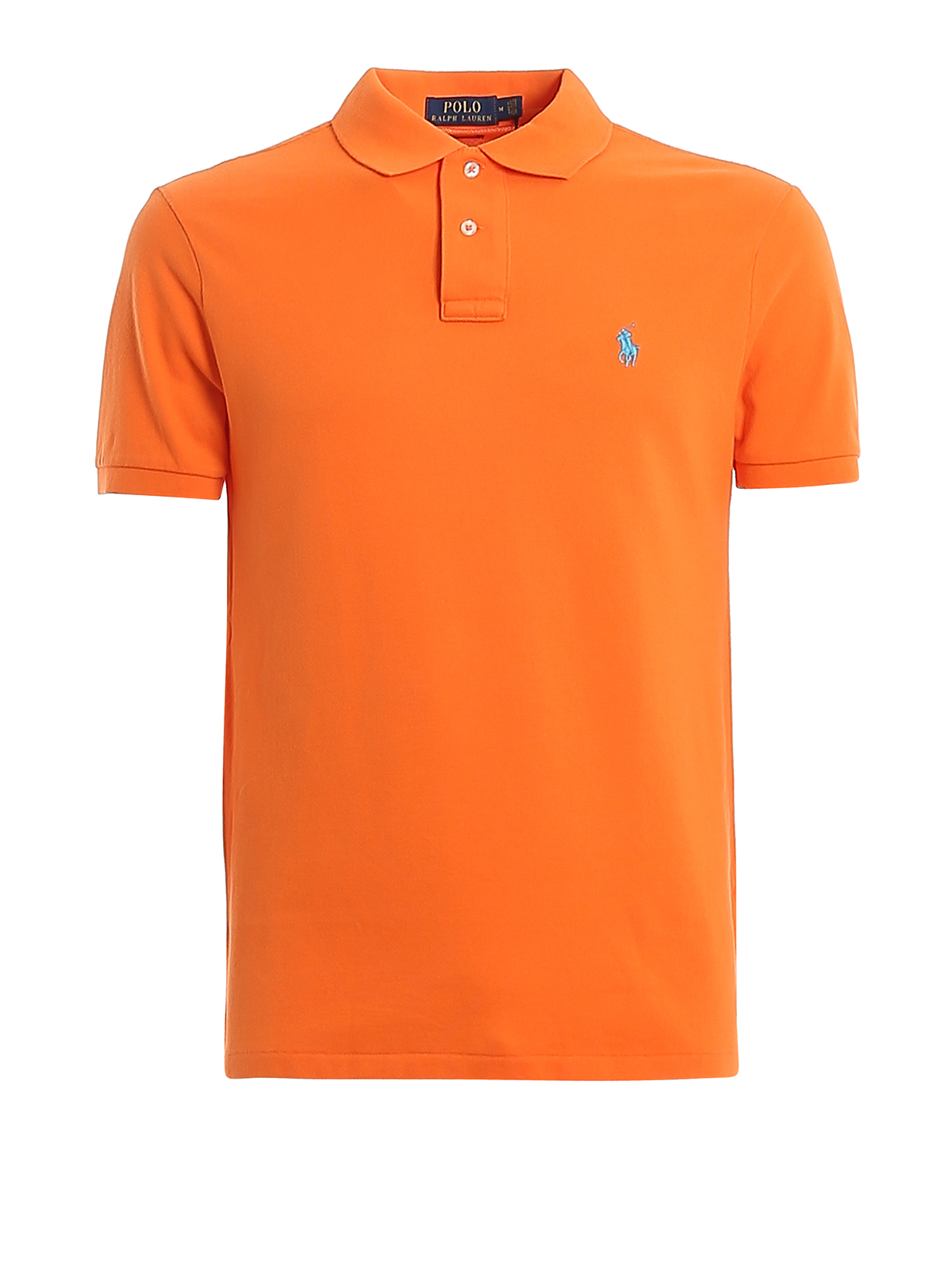 Polo Ralph Lauren Orange Cotton Logo Embroidery Polo Shirt