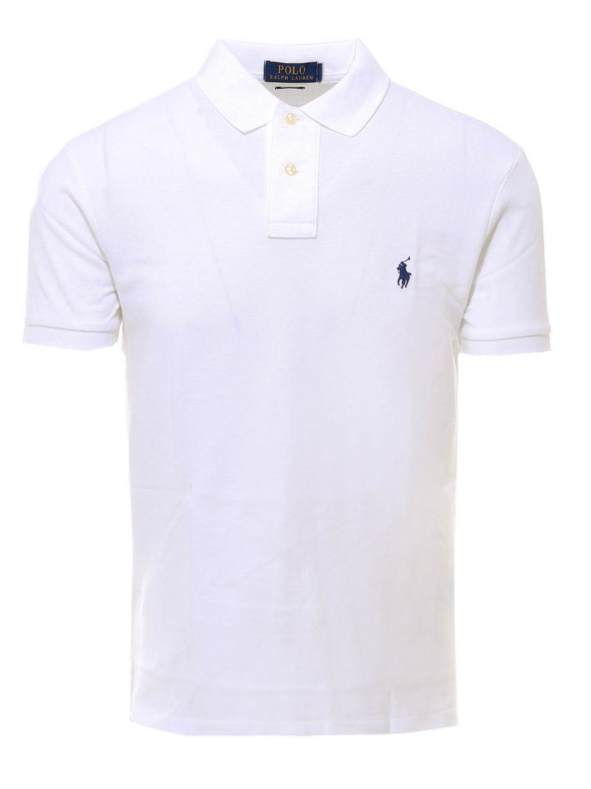 POLO RALPH LAUREN ホワイトポロシャツ XS Polo Ralph Lauren ポロシャツ - 白 - メンズ|710666998002