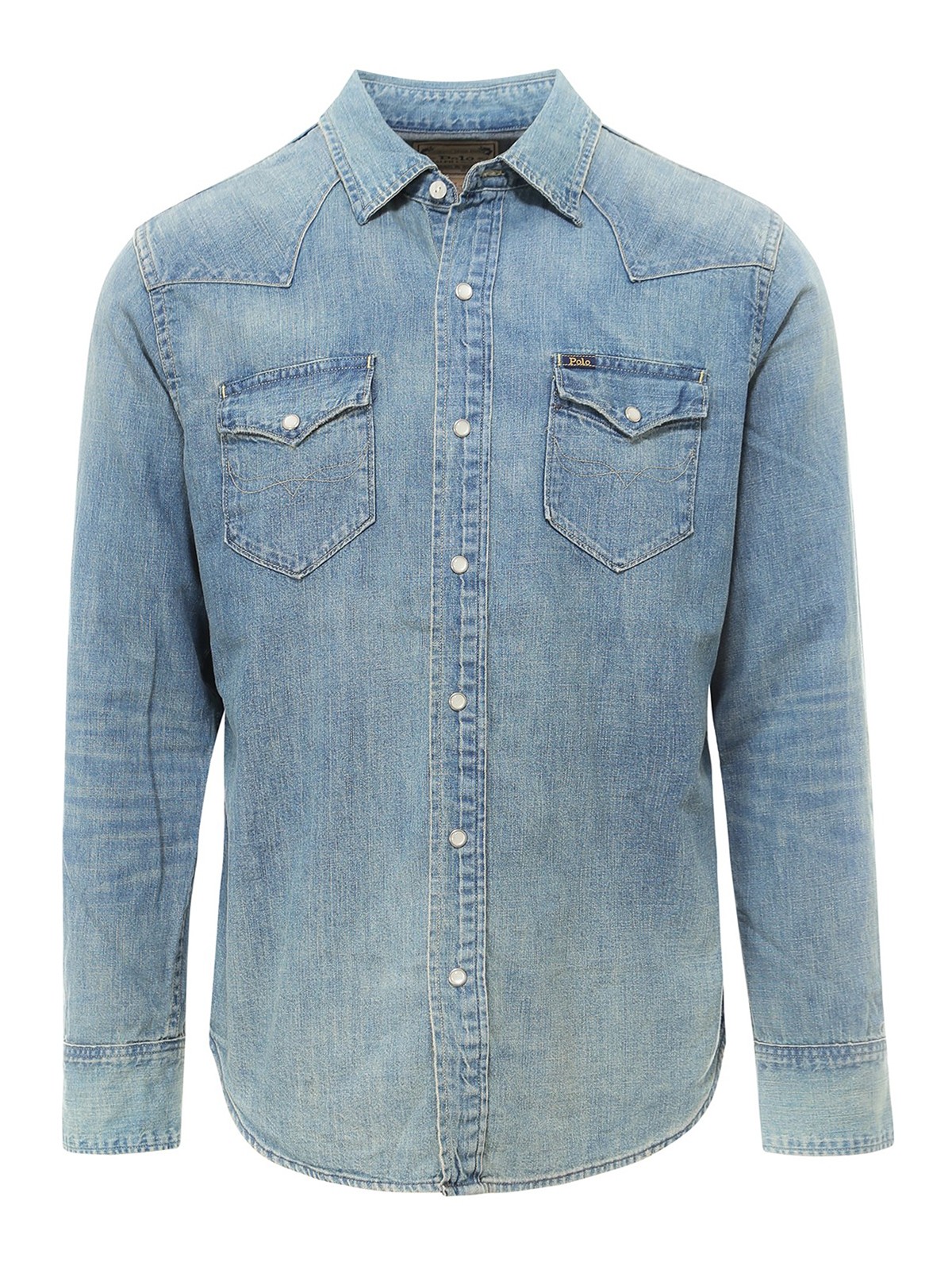 Shirt Ralph Lauren Blue size L International in Denim - Jeans - 39813681