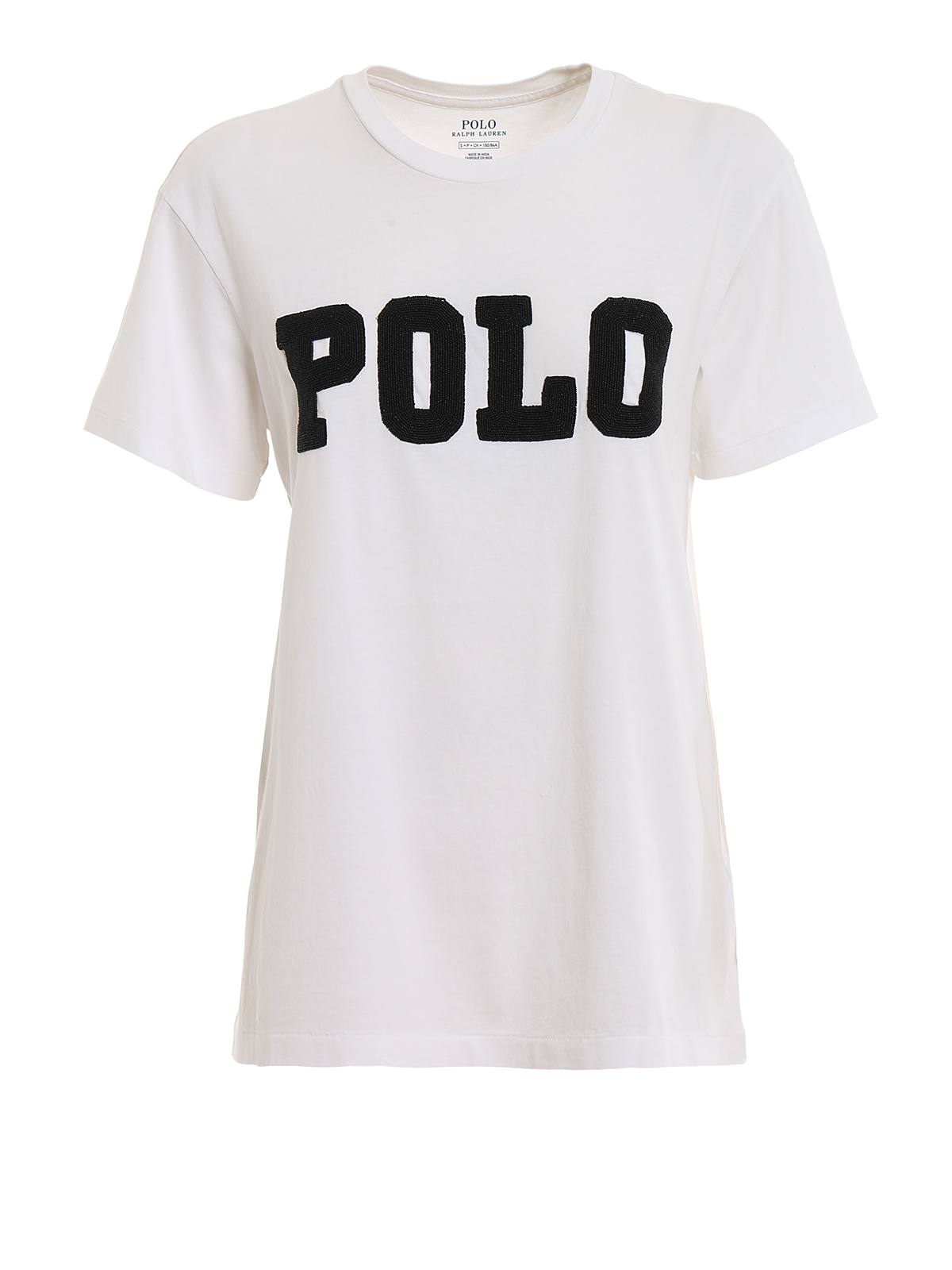 Polo Ralph Lauren Polo Beaded T-shirt In White