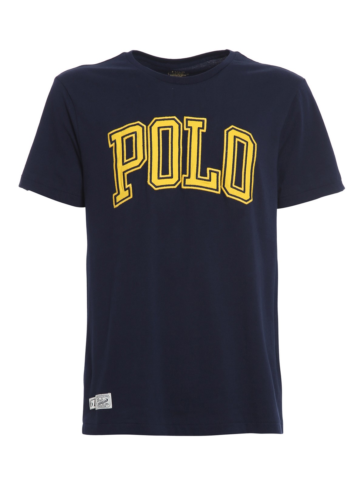 Polo Ralph Lauren Polo College Embroidery T-shirt In Blue
