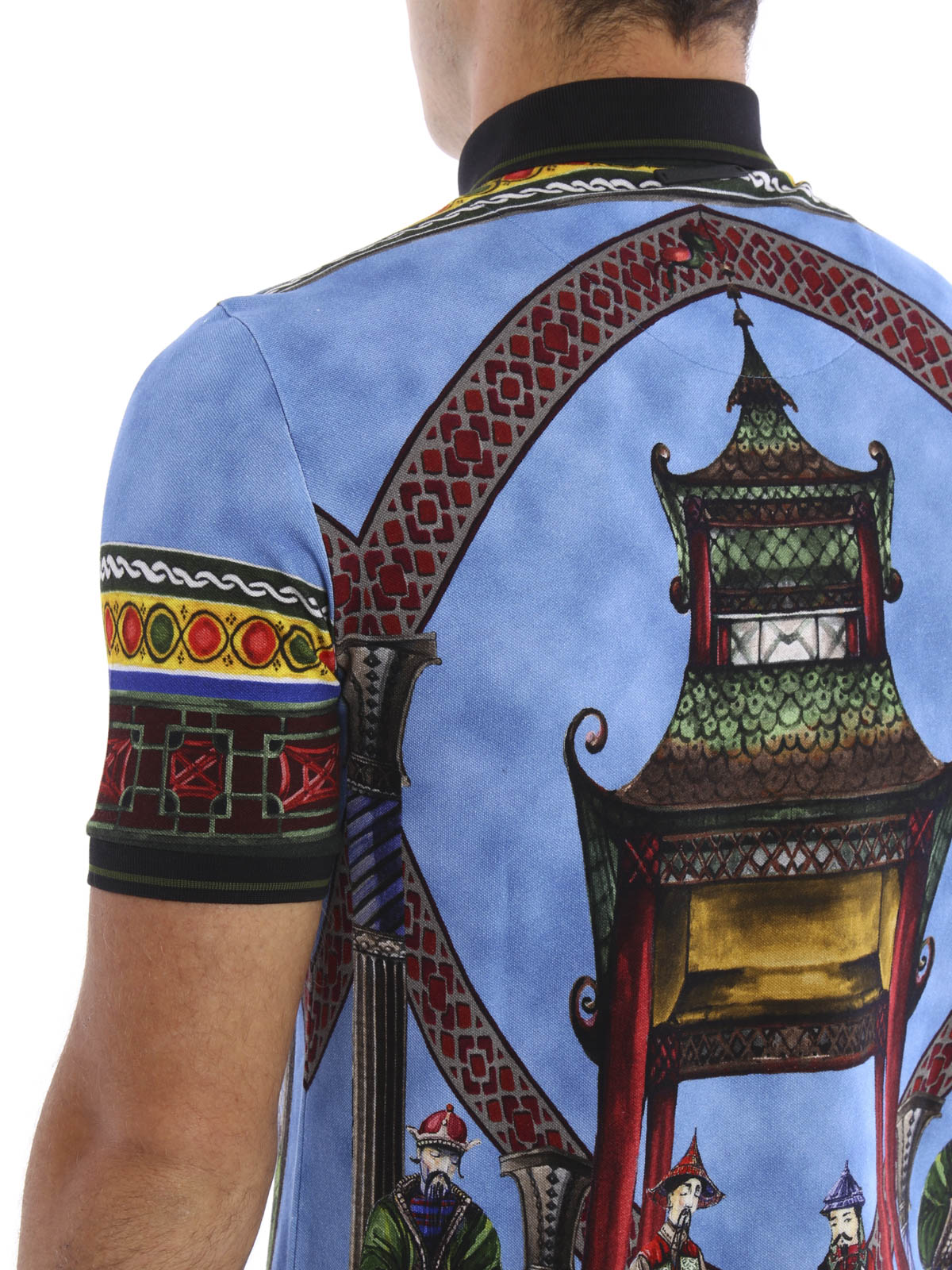 Tシャツ・カットソー Dolce & Gabbana SHIRT WITH MANDARIN COLLAR $_57.JPG?set_id=880000500F