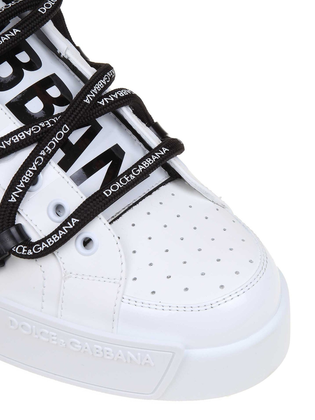 Shop Dolce & Gabbana Portofino Sneakers In Blanco