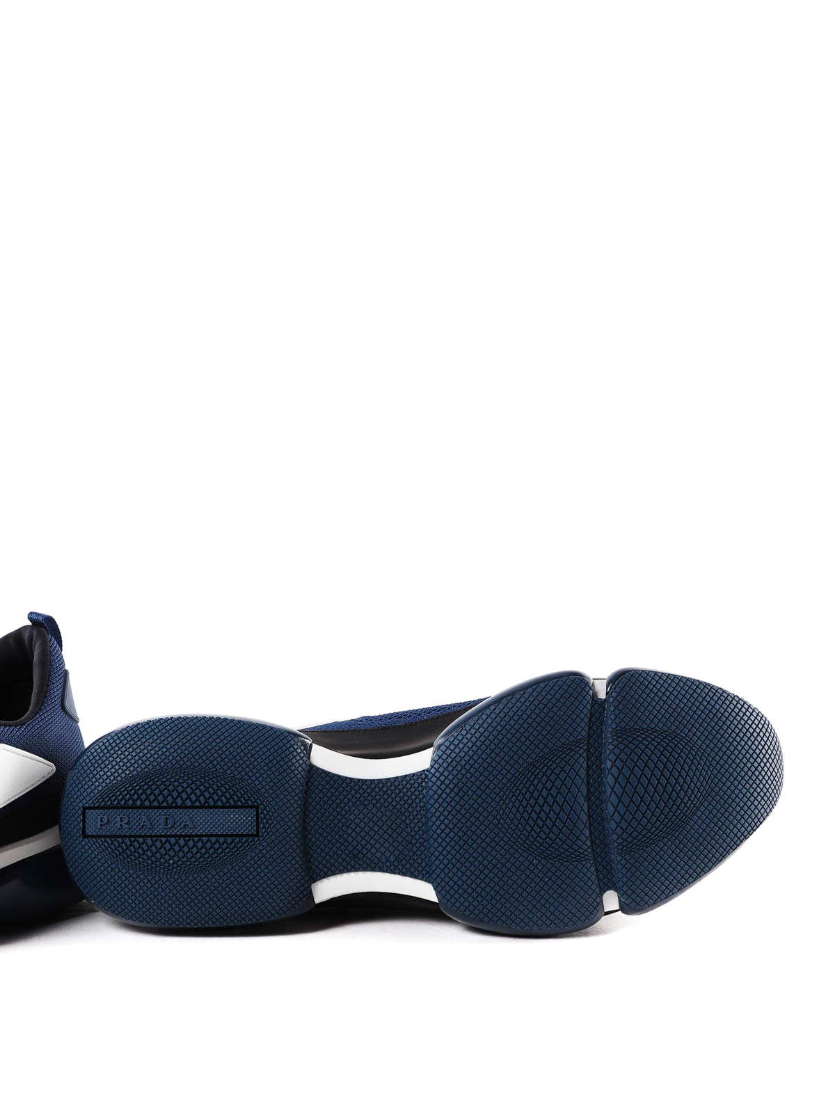 Prada Cloudbust blue fabric sneakers - Blue - Men|2EG2532ODA216