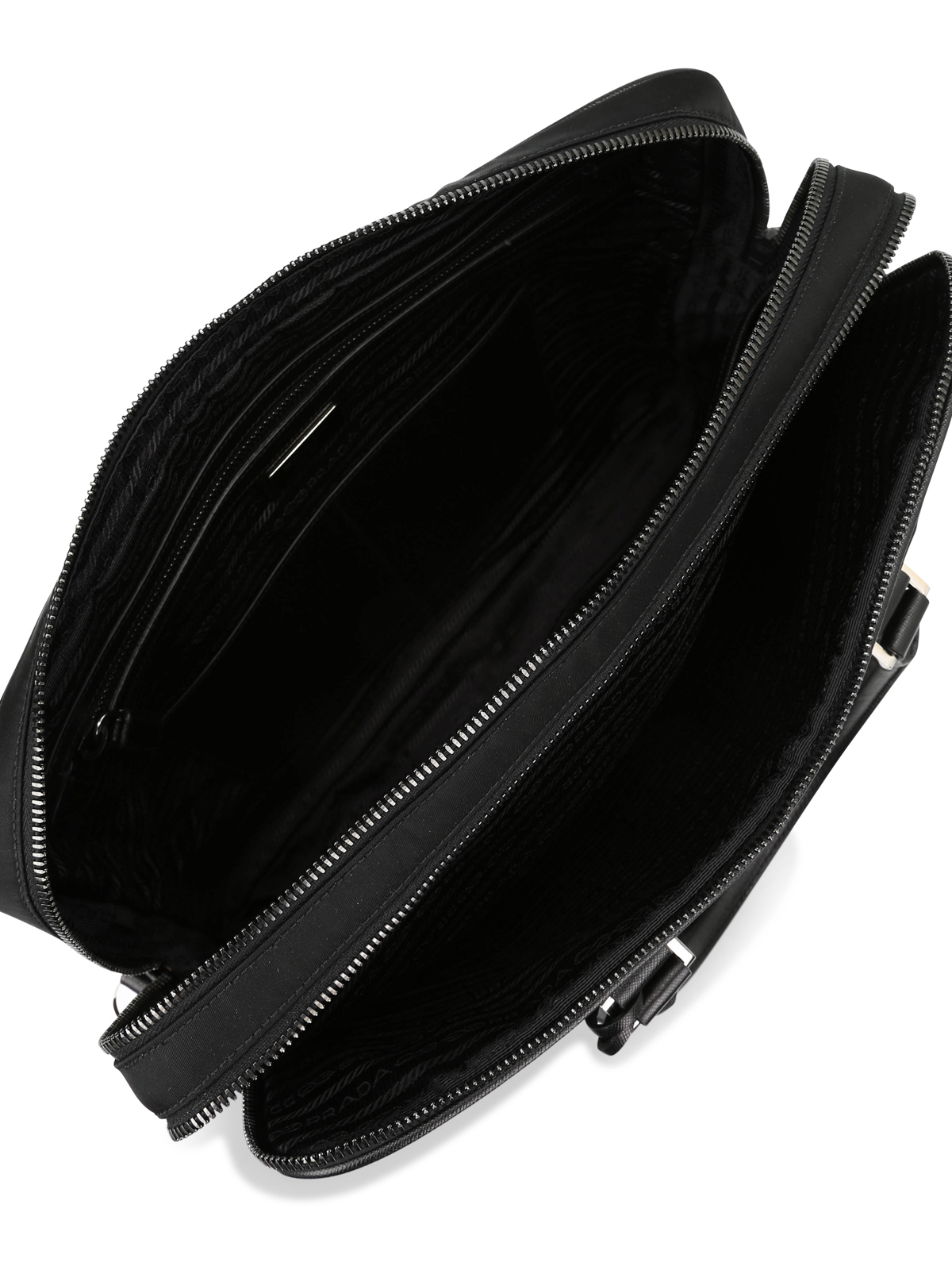 Laptop bags & briefcases Prada - Double zip nylon briefcase -  2VE002064F000200