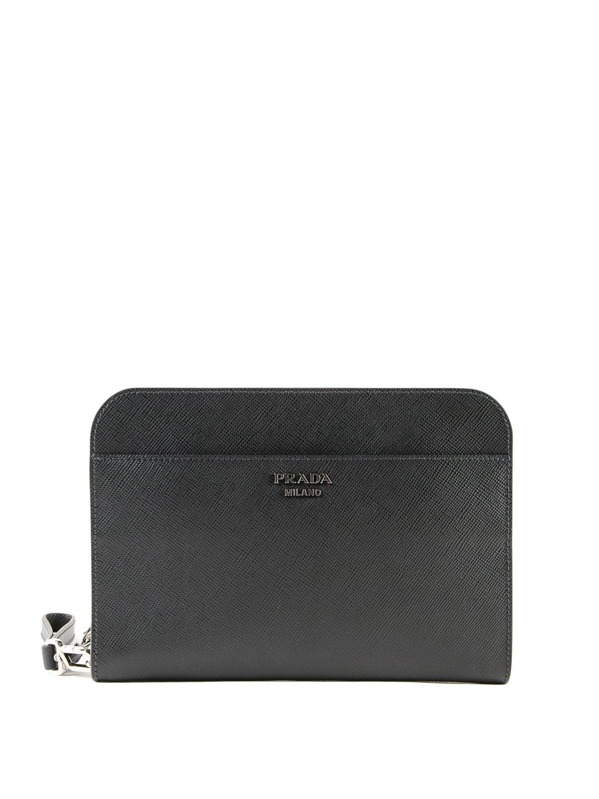 クラッチバッグ PRADA LEATHER POUCH Prada Leather Pouch | Saks Fifth Avenue
