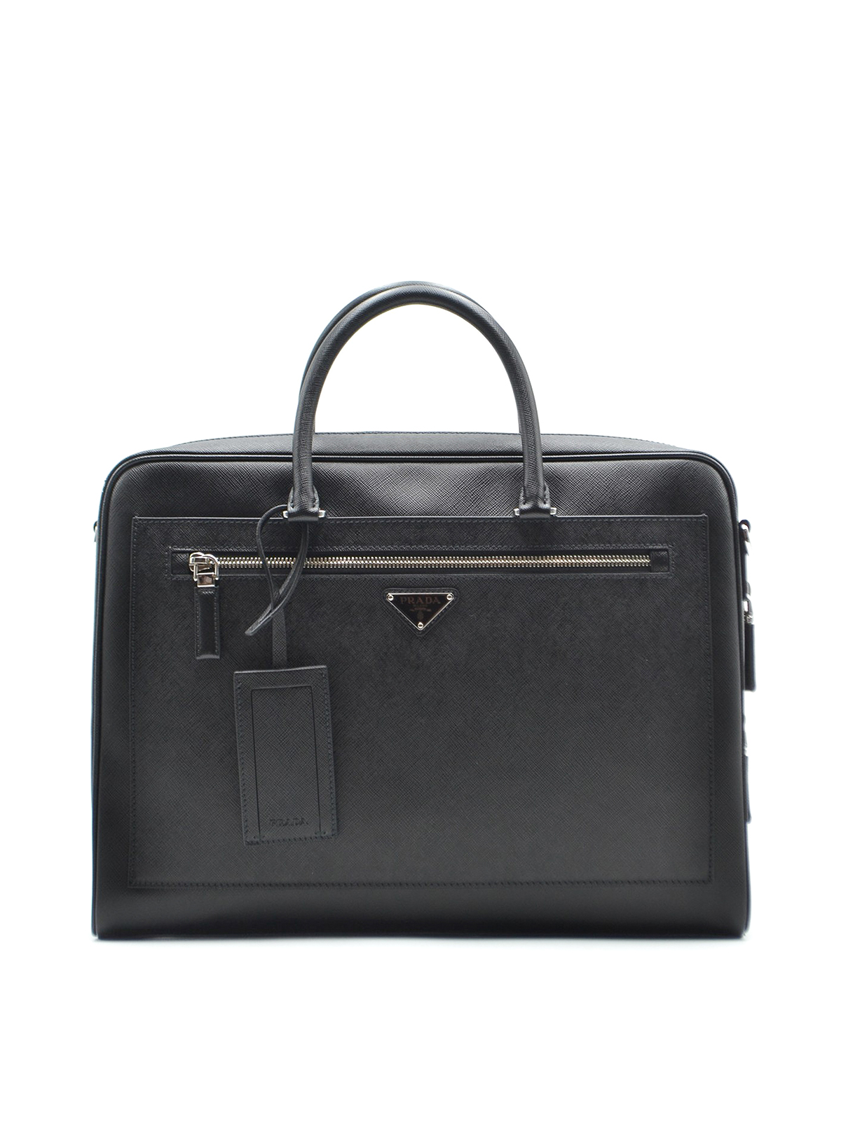 Laptop bags & briefcases Prada - Saffiano leather zip around briefcase -  2VE0169Z2F0002